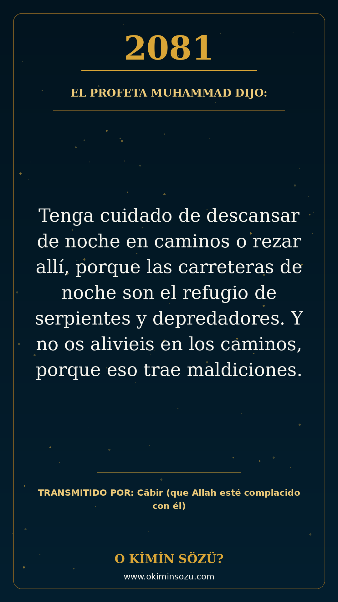 hadis 2081 es