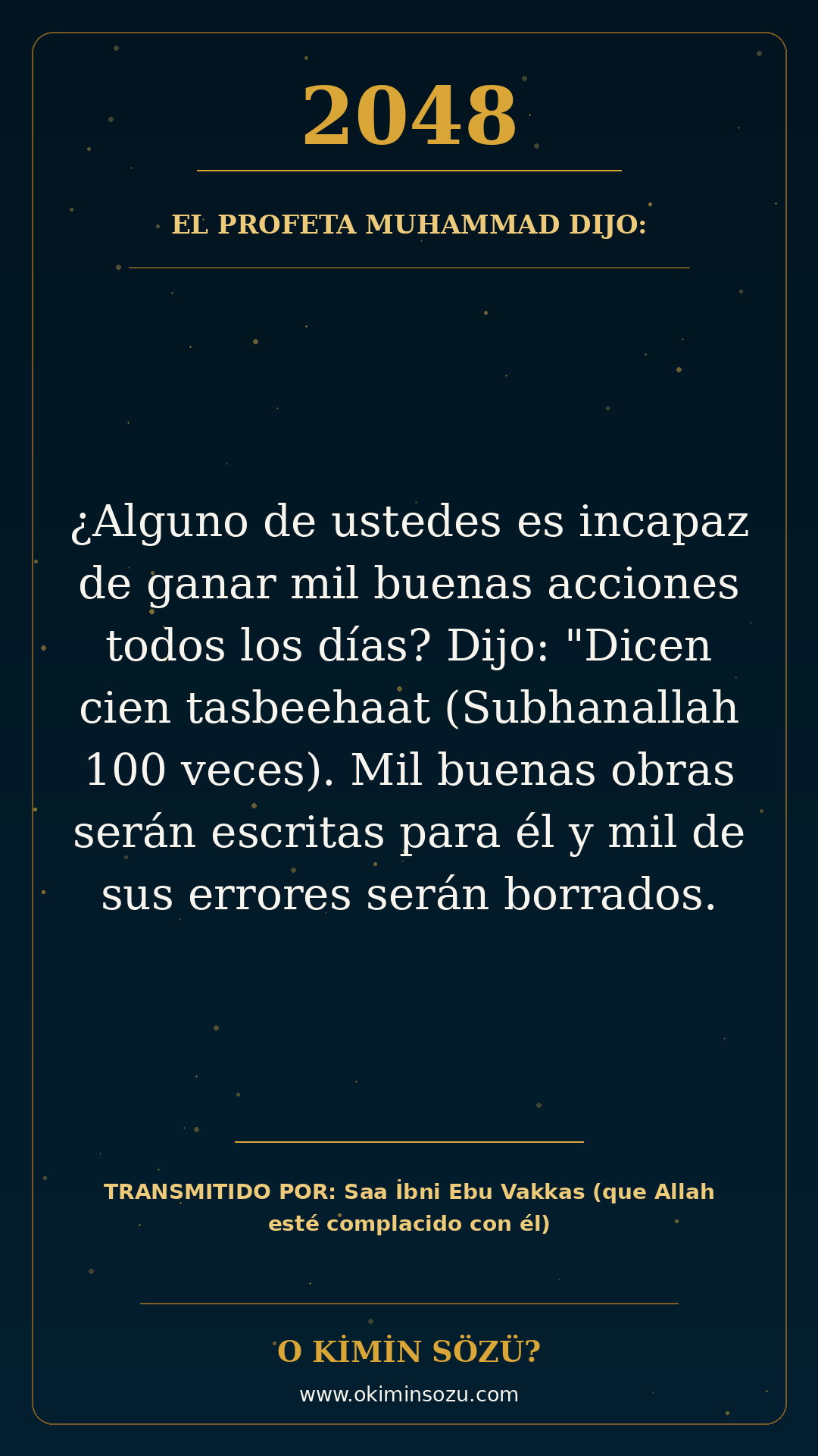 hadis 2048 es