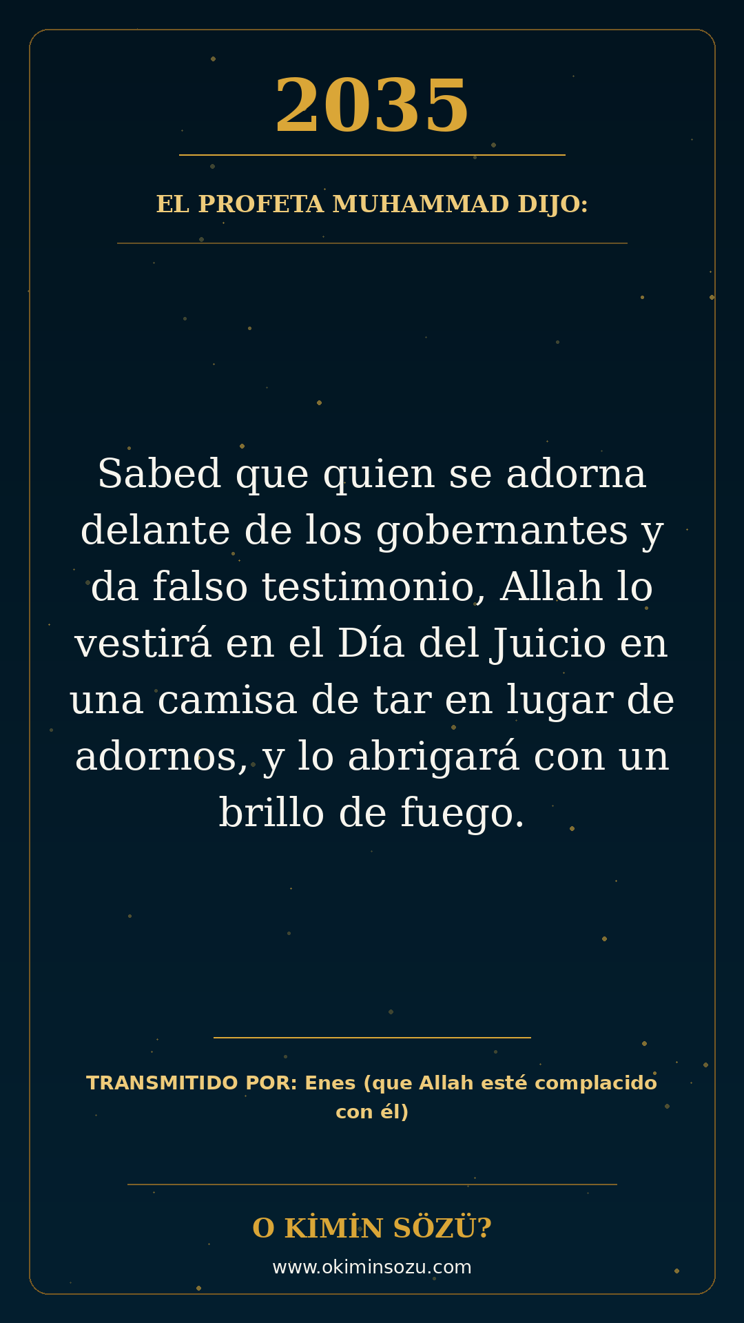 hadis 2035 es