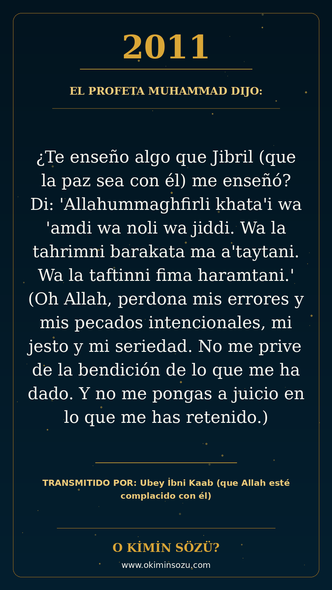 hadis 2011 es