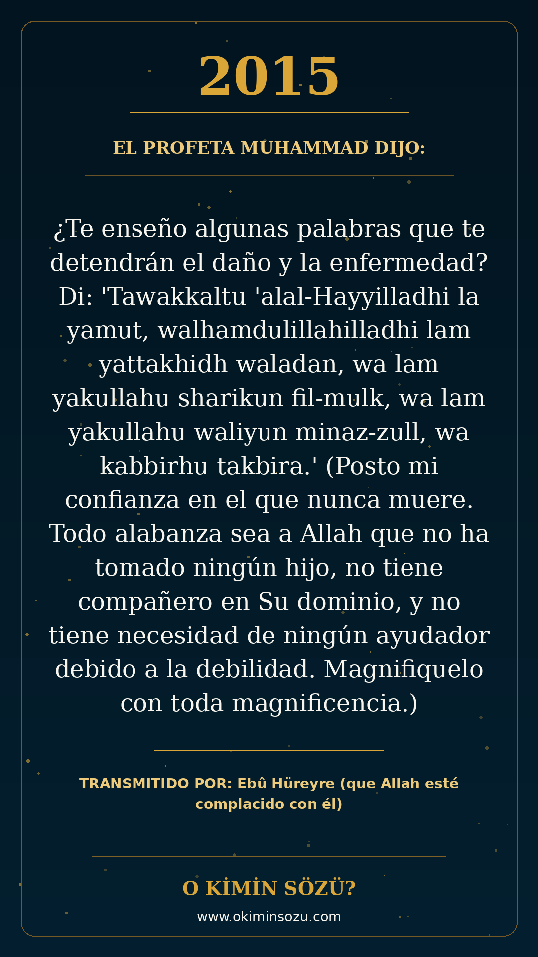hadis 2015 es