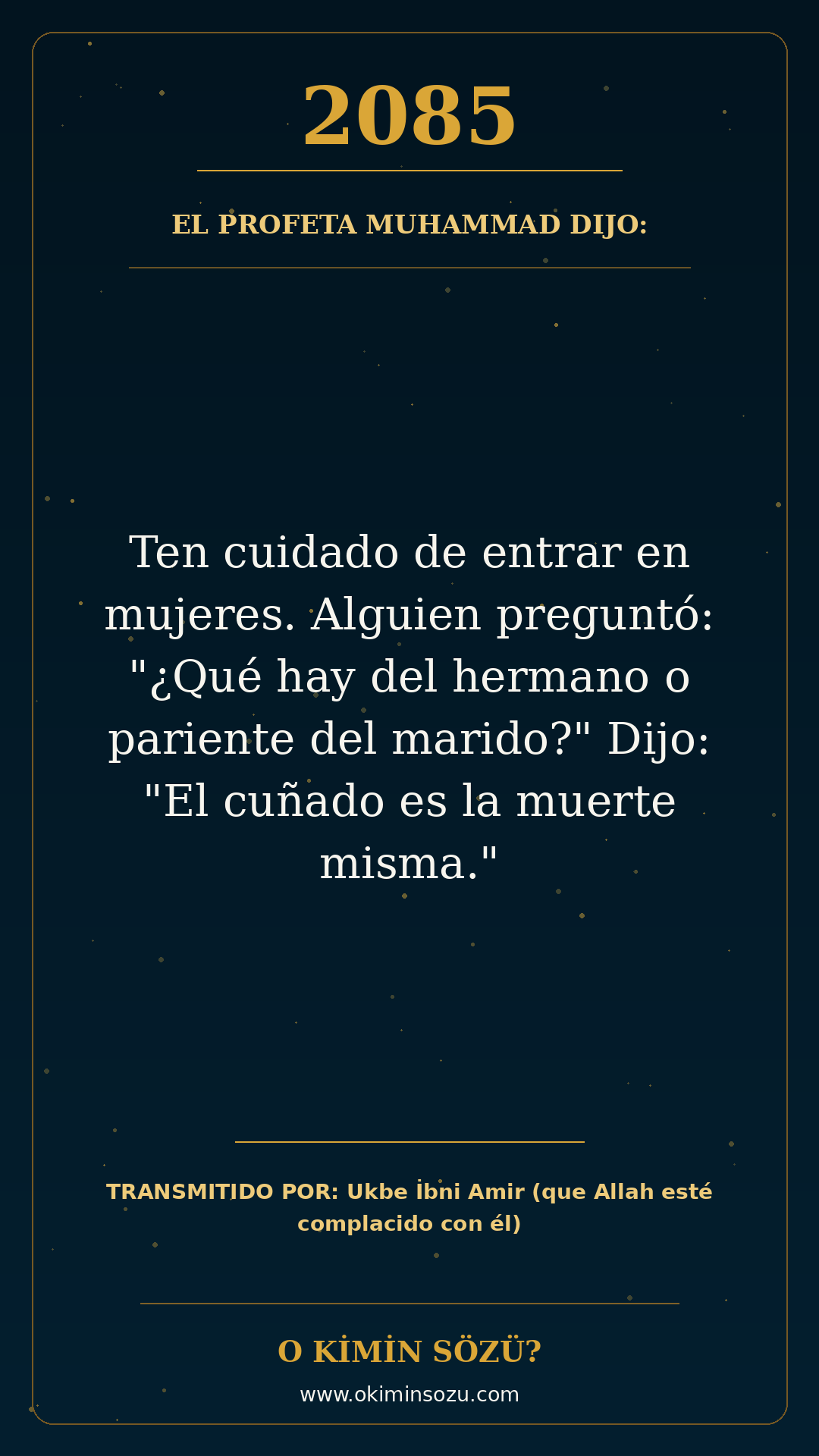 hadis 2085 es
