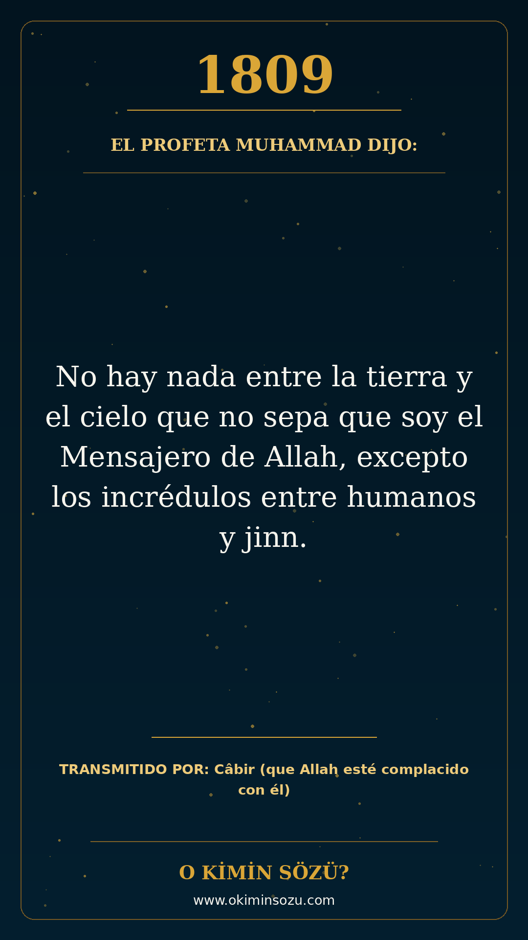 hadis 1809 es
