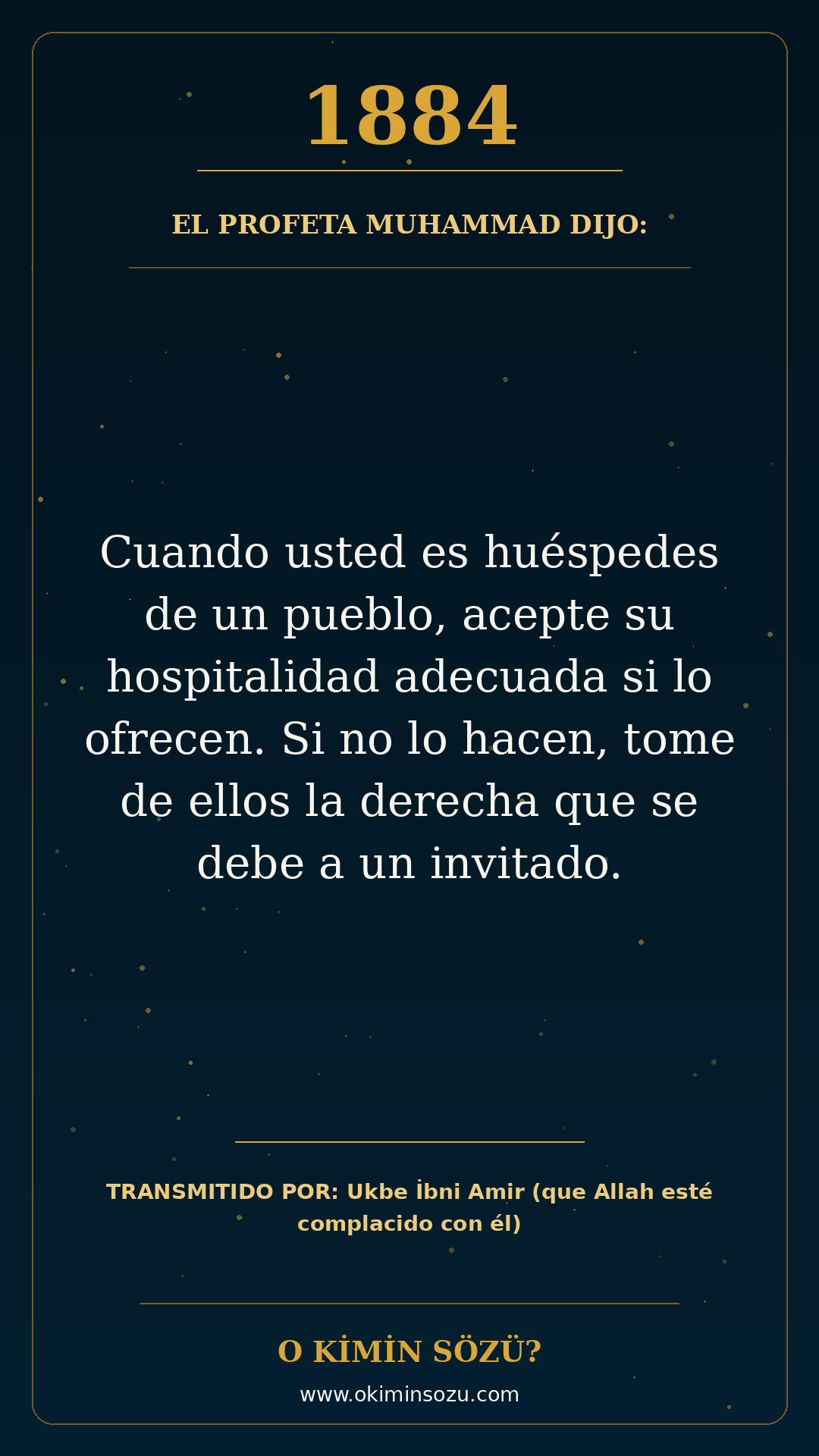 hadis 1884 es