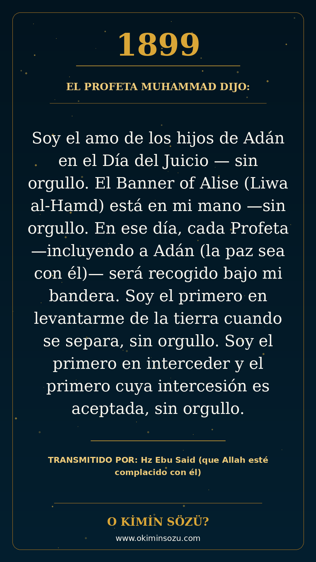 hadis 1899 es