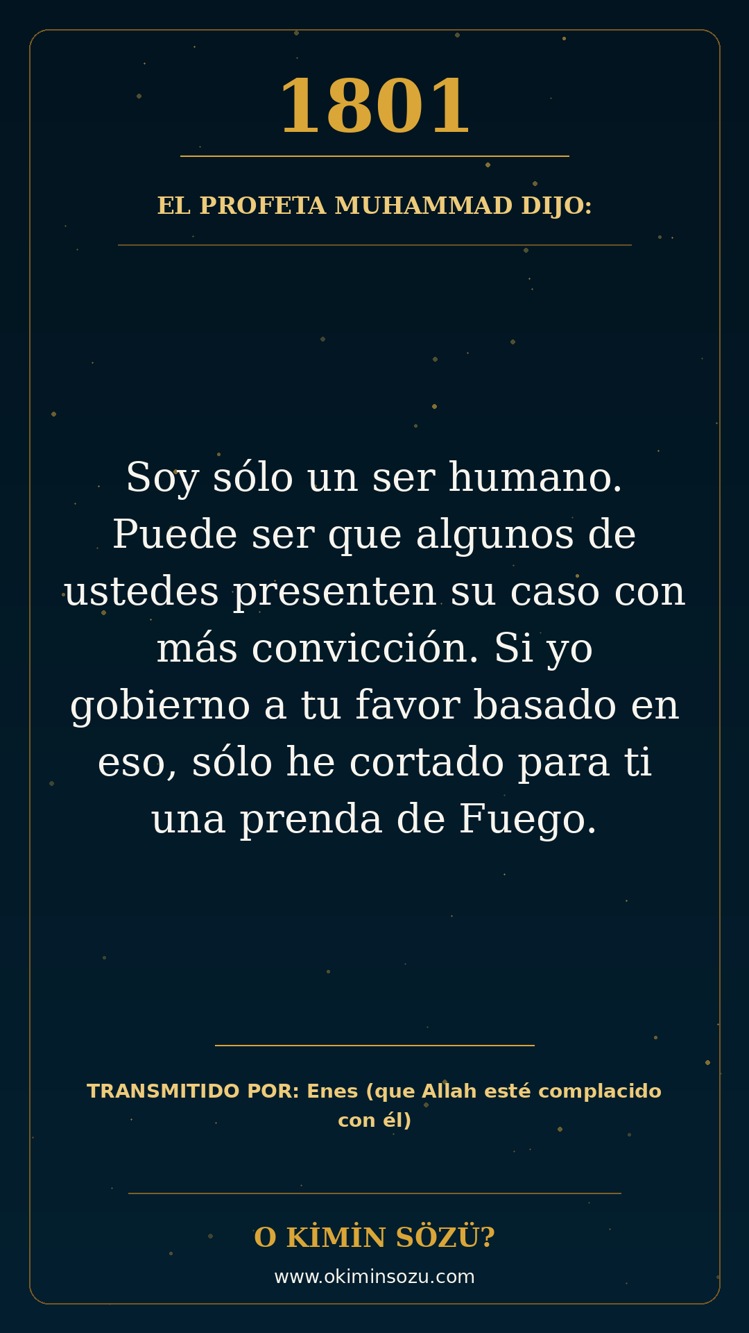 hadis 1801 es