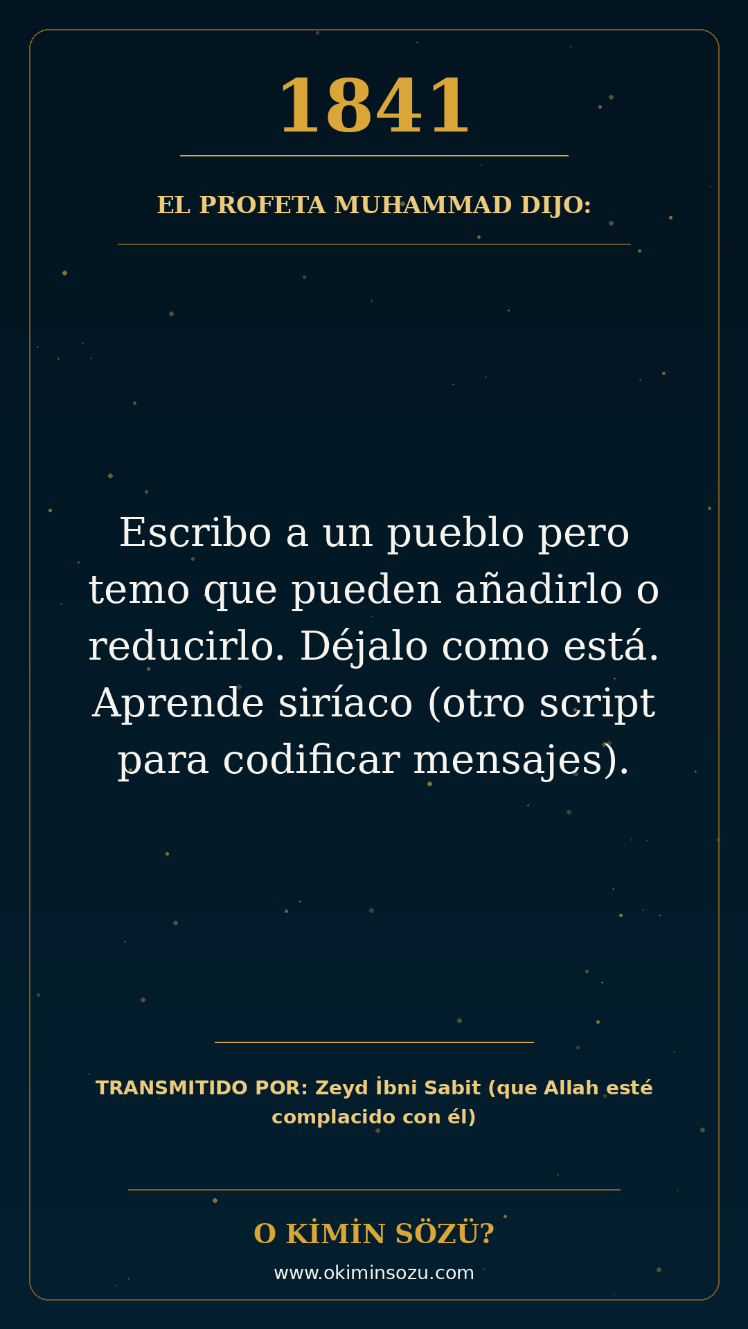 hadis 1841 es
