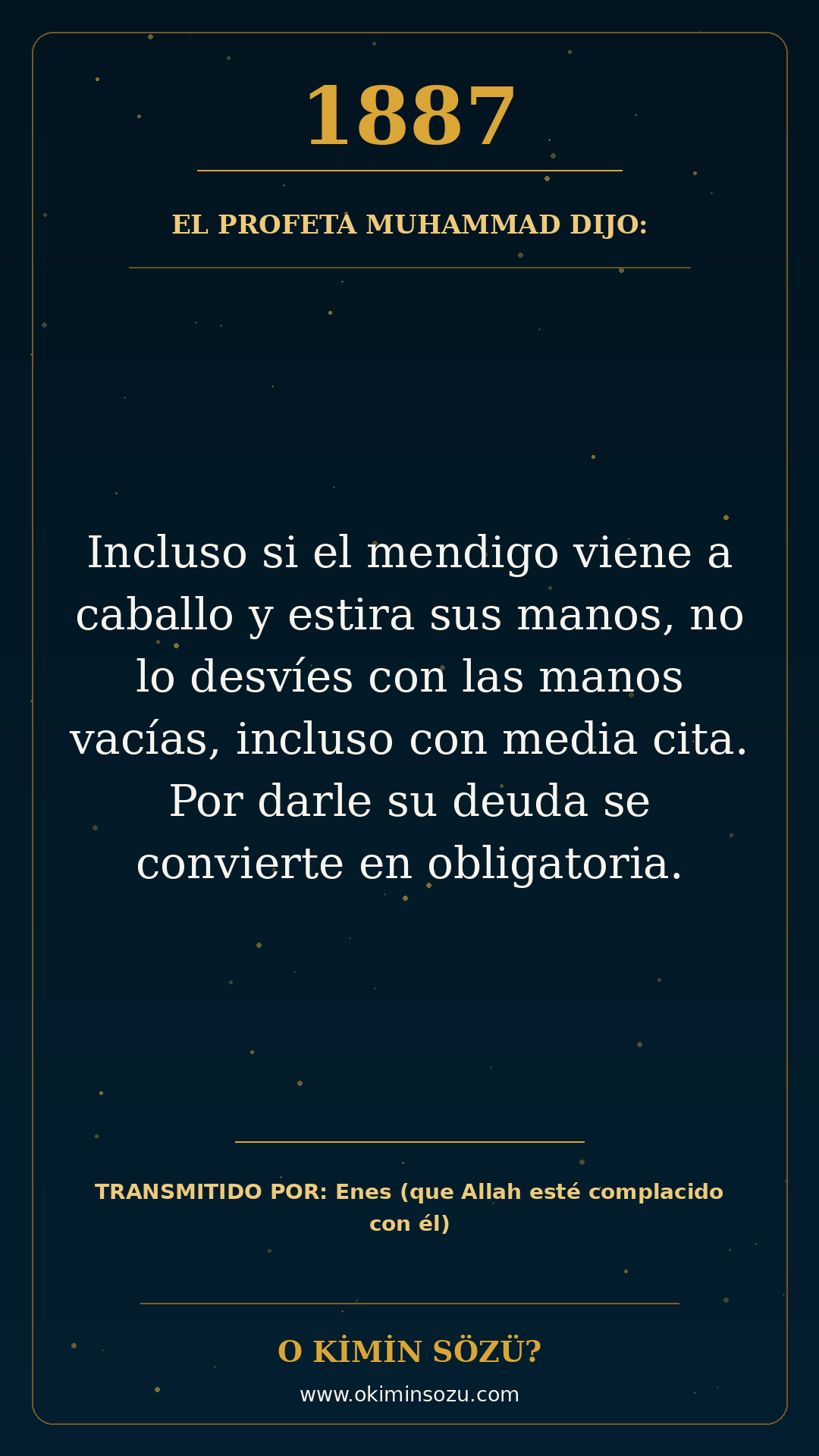 hadis 1887 es