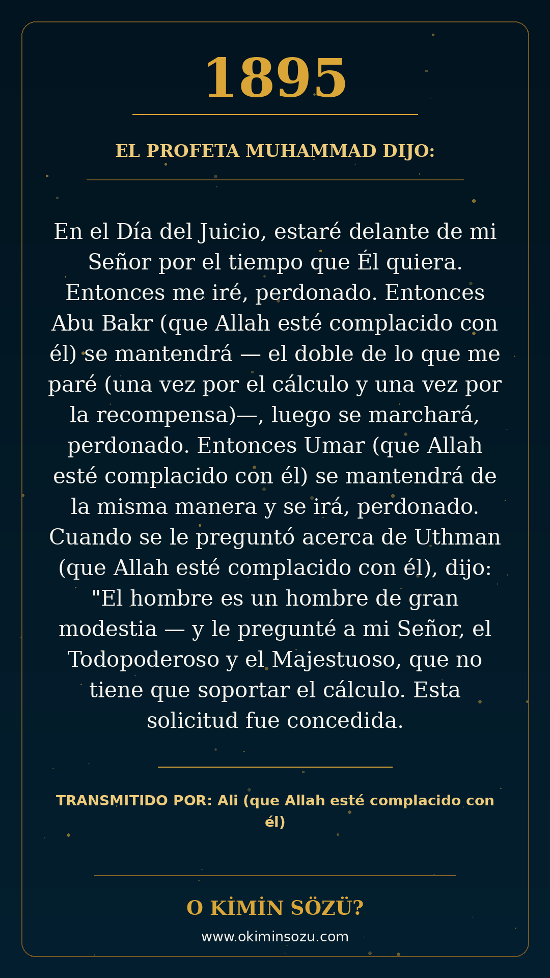 hadis 1895 es
