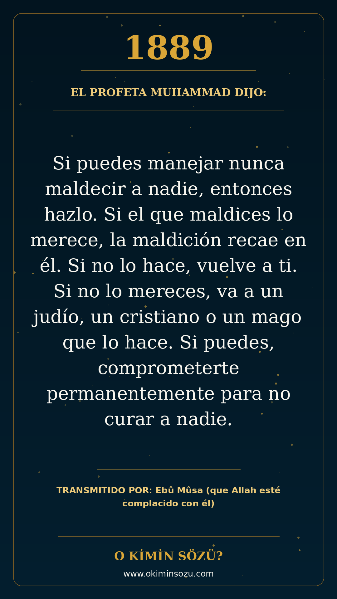 hadis 1889 es
