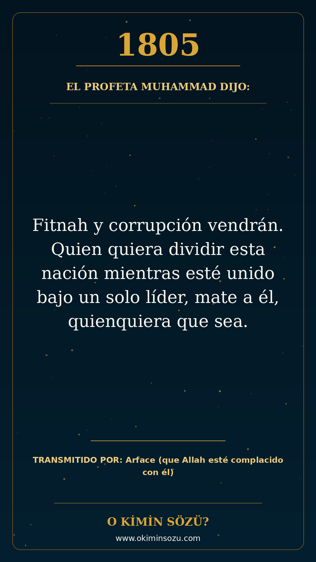 hadis 1805 es