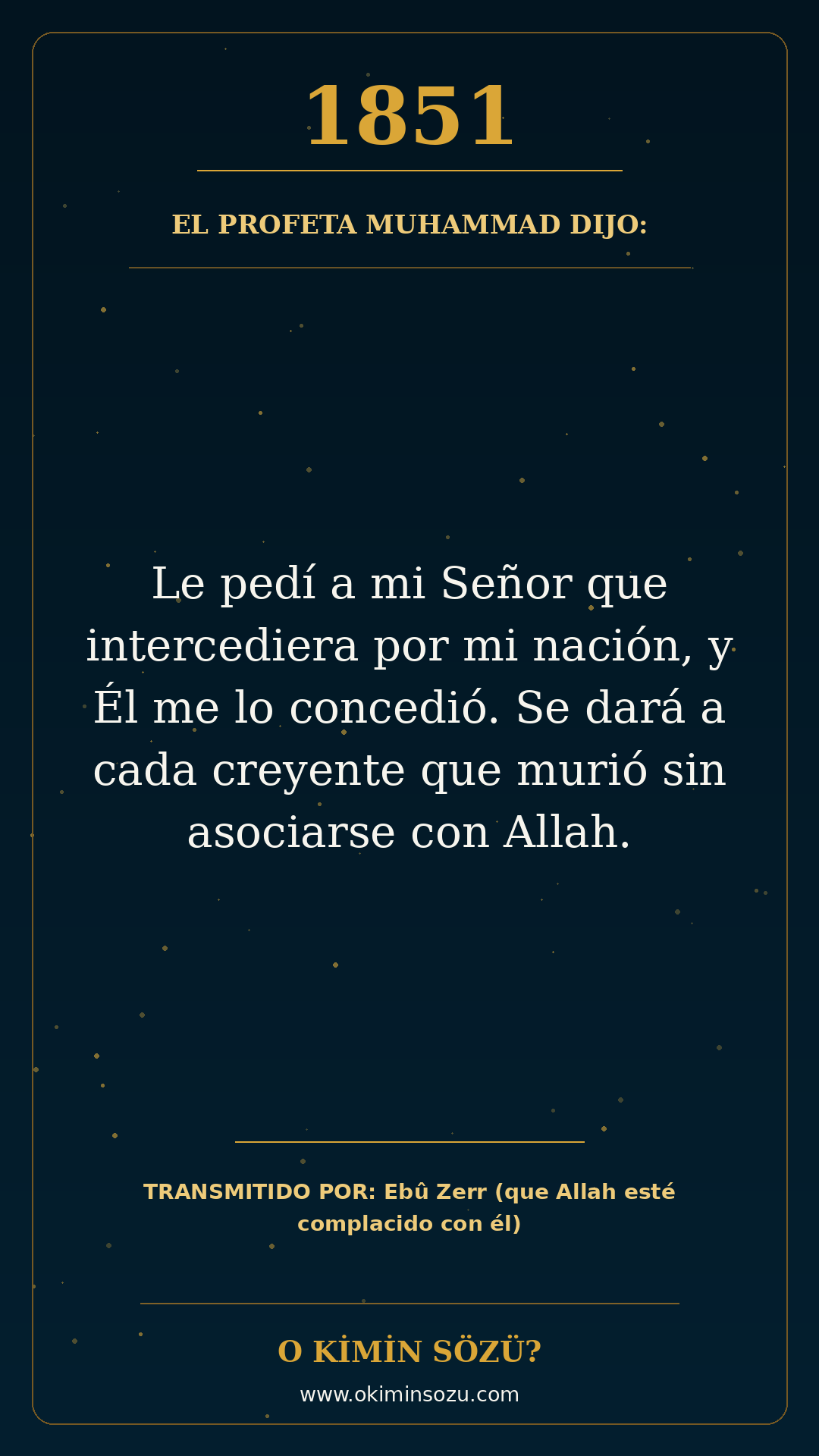 hadis 1851 es