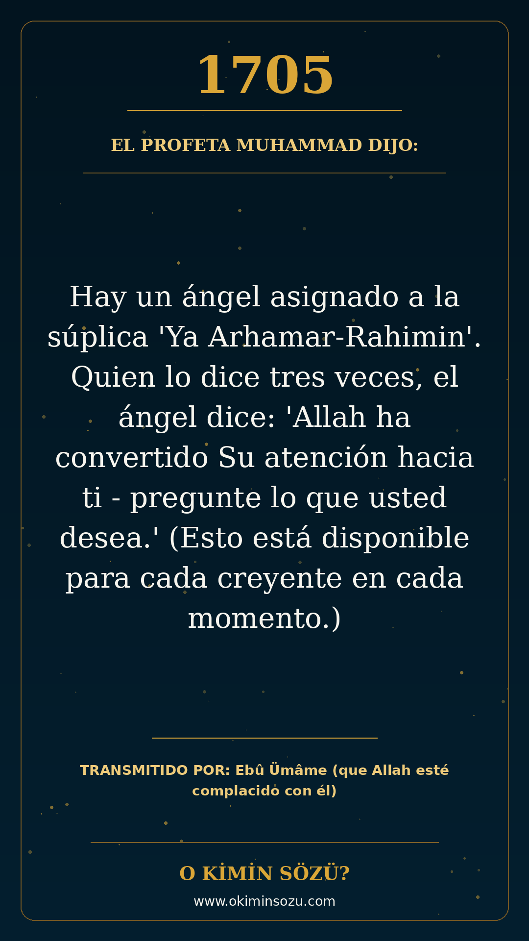 hadis 1705 es