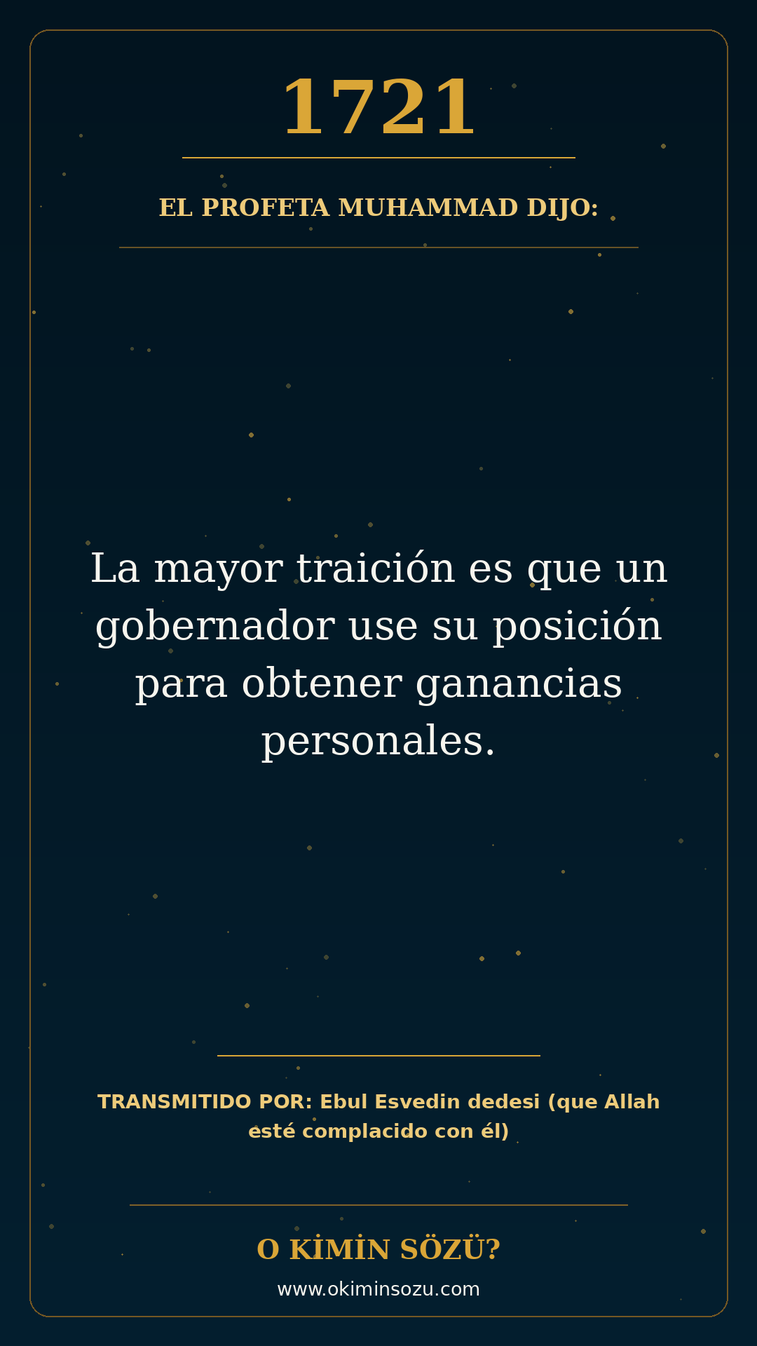 hadis 1721 es