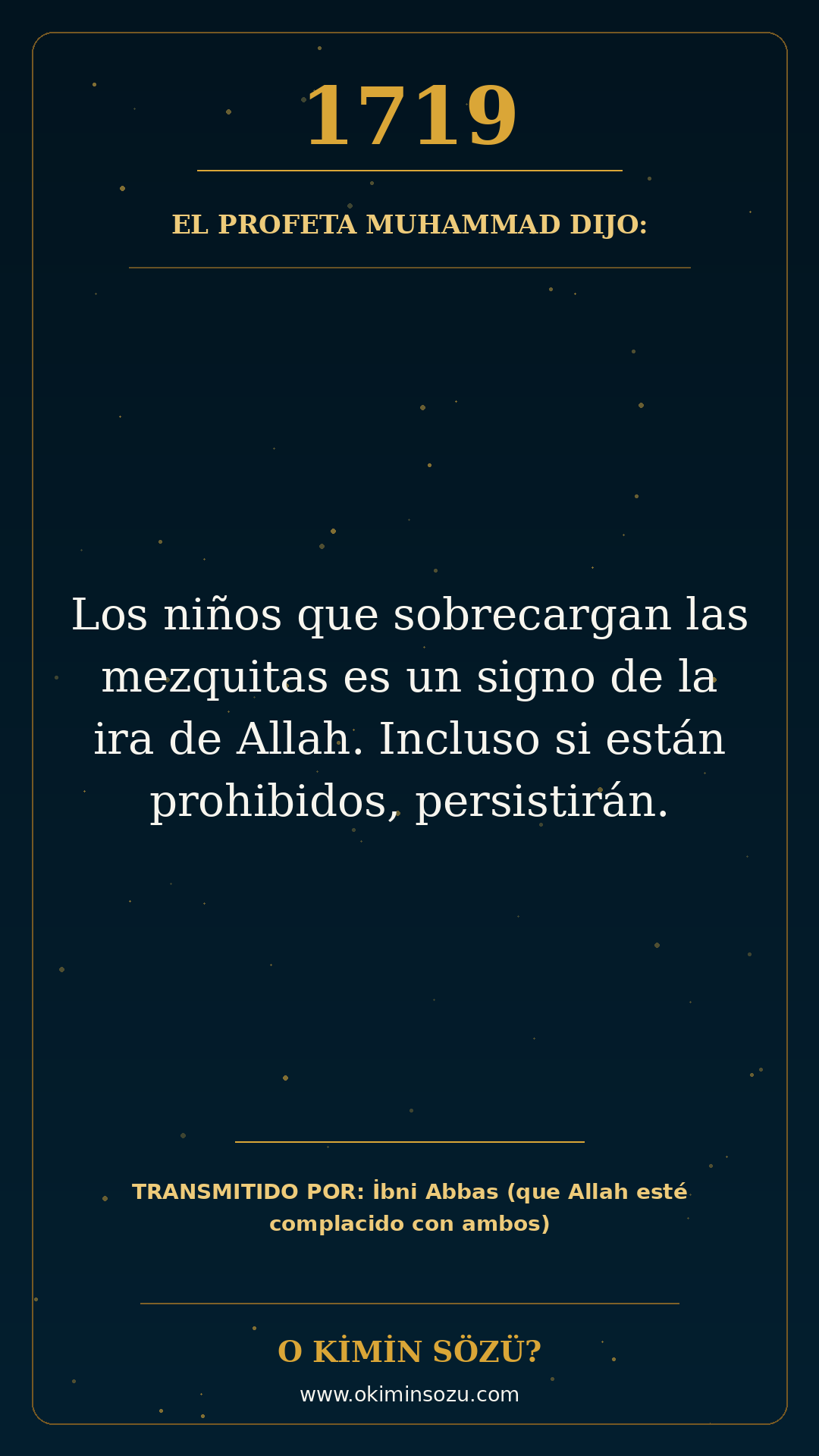 hadis 1719 es