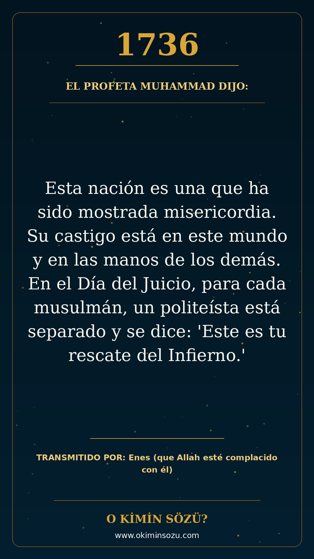 hadis 1736 es