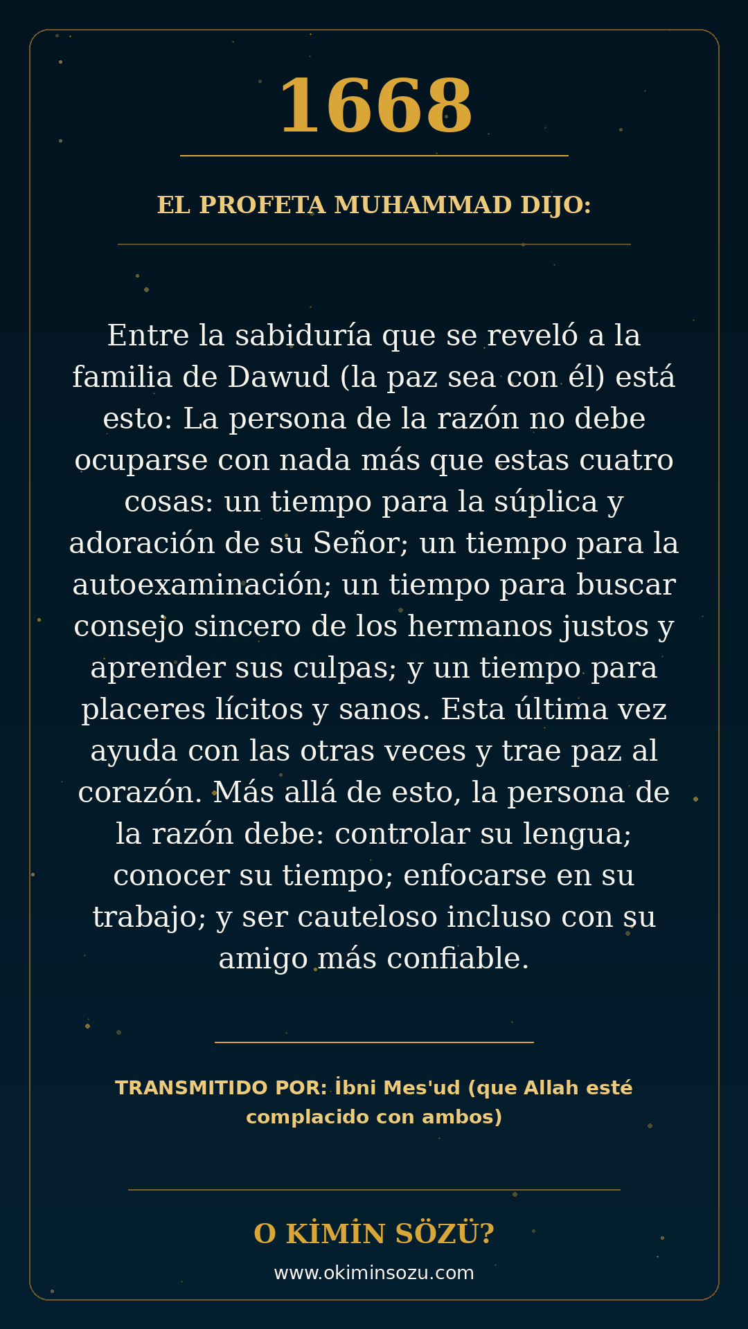 hadis 1668 es