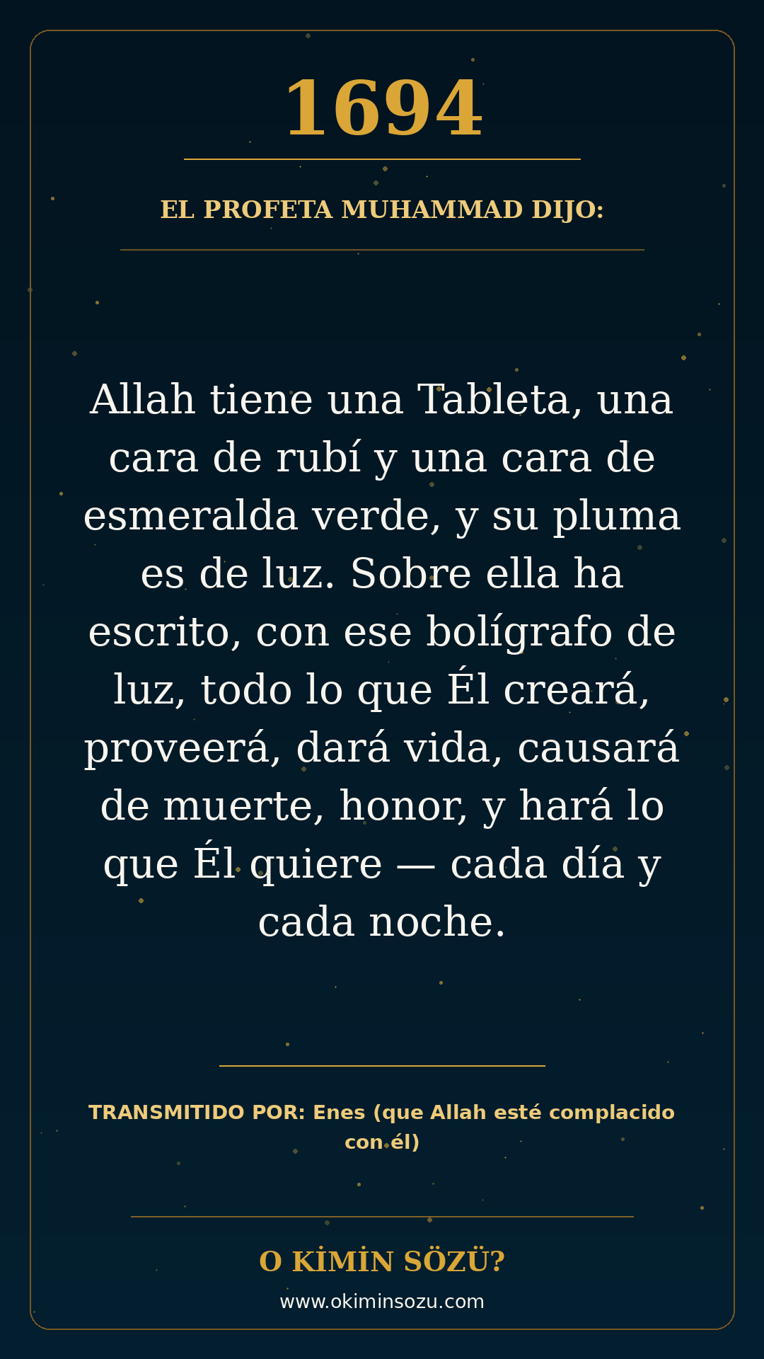 hadis 1694 es