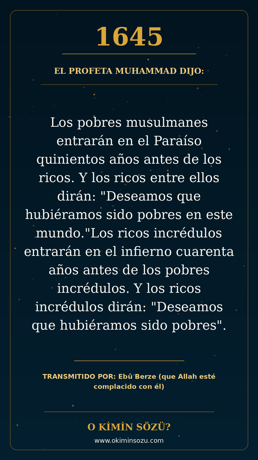 hadis 1645 es