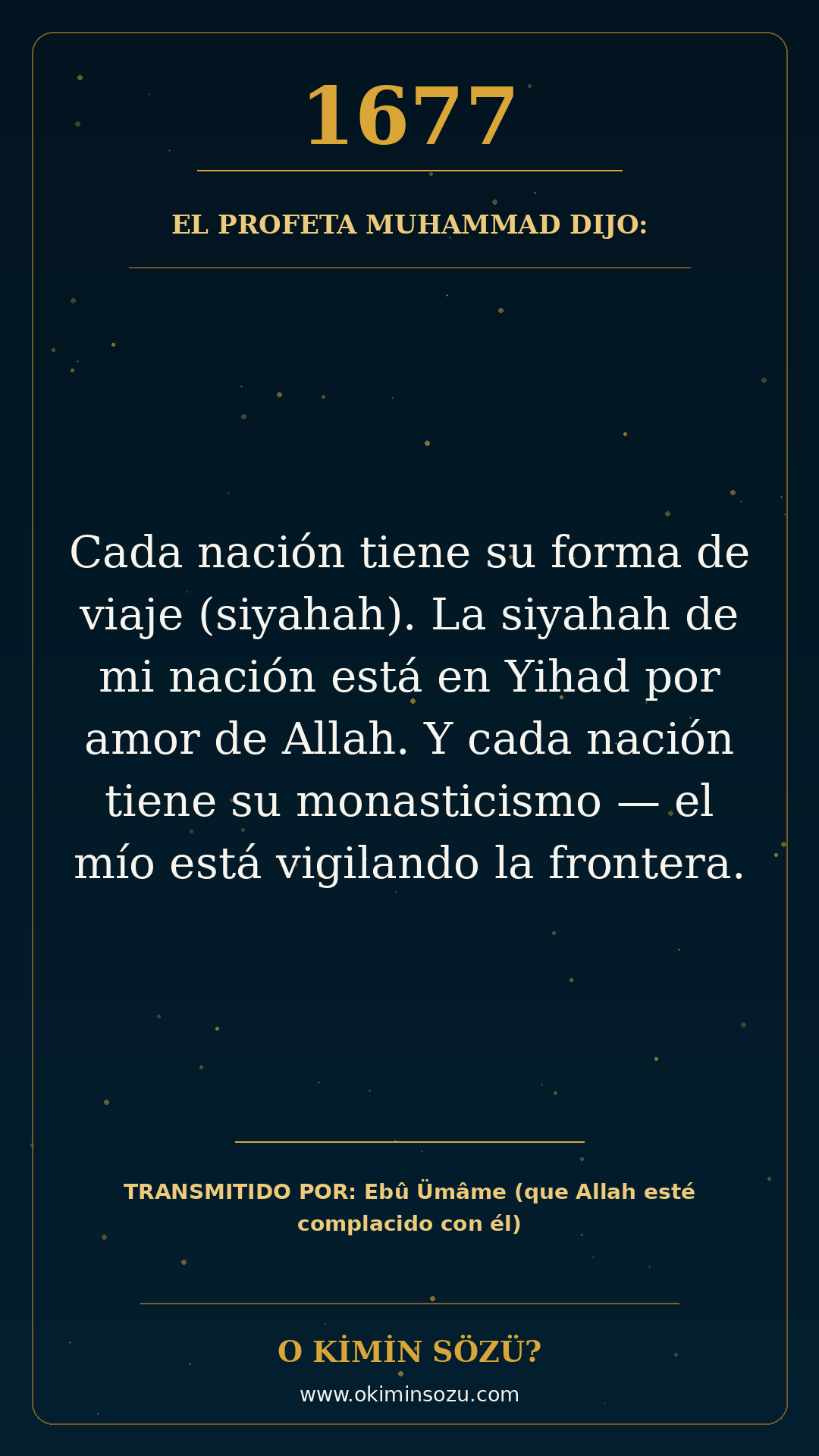 hadis 1677 es