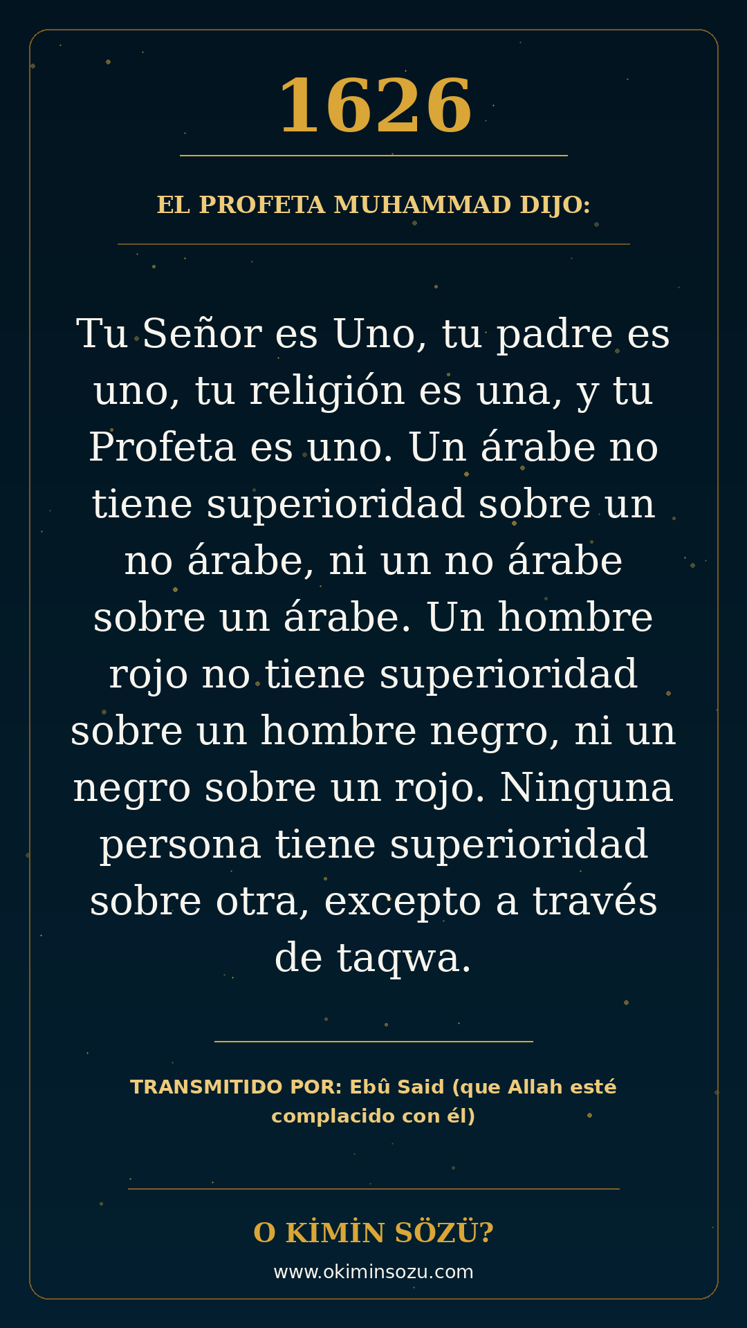 hadis 1626 es