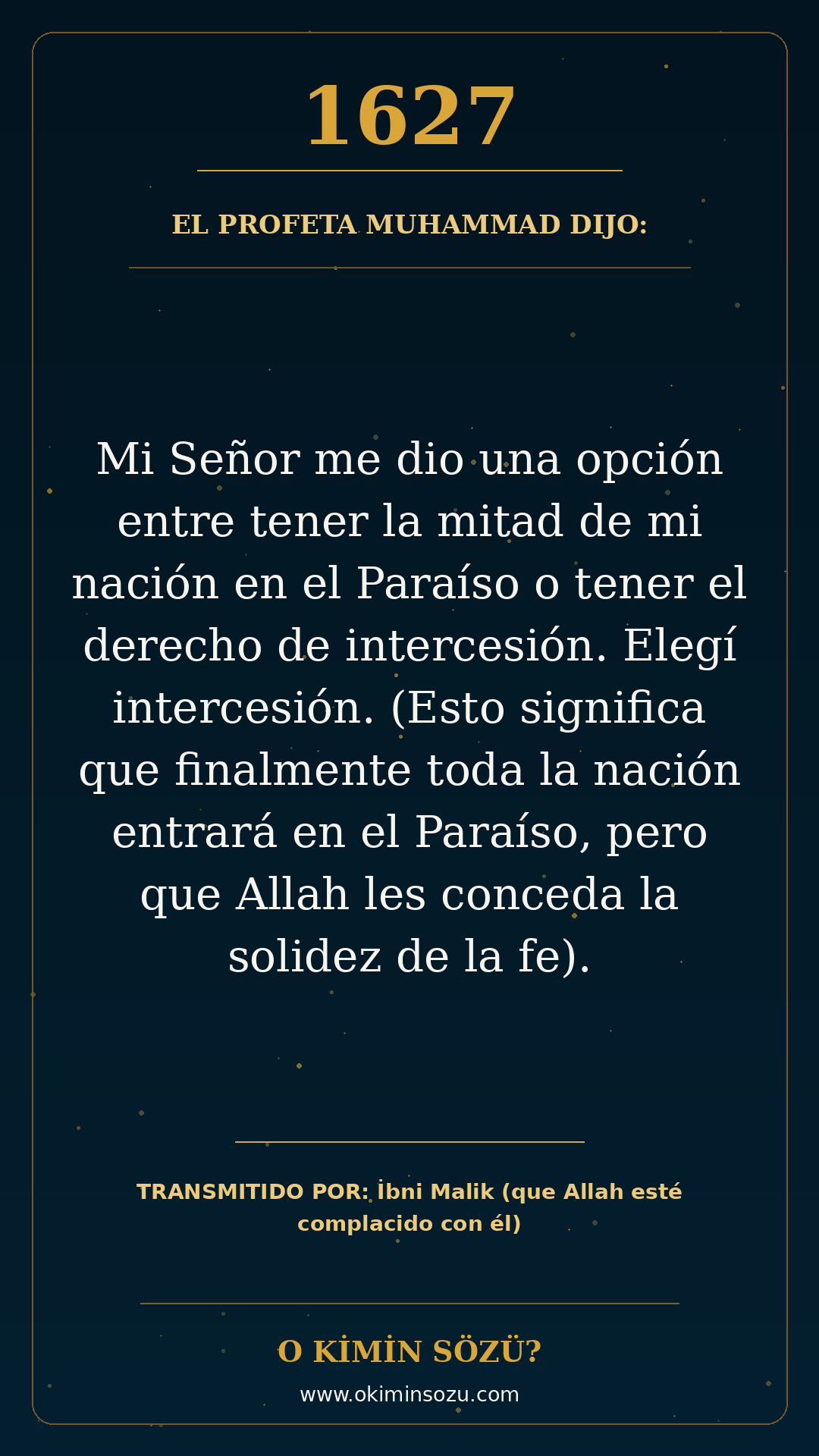 hadis 1627 es