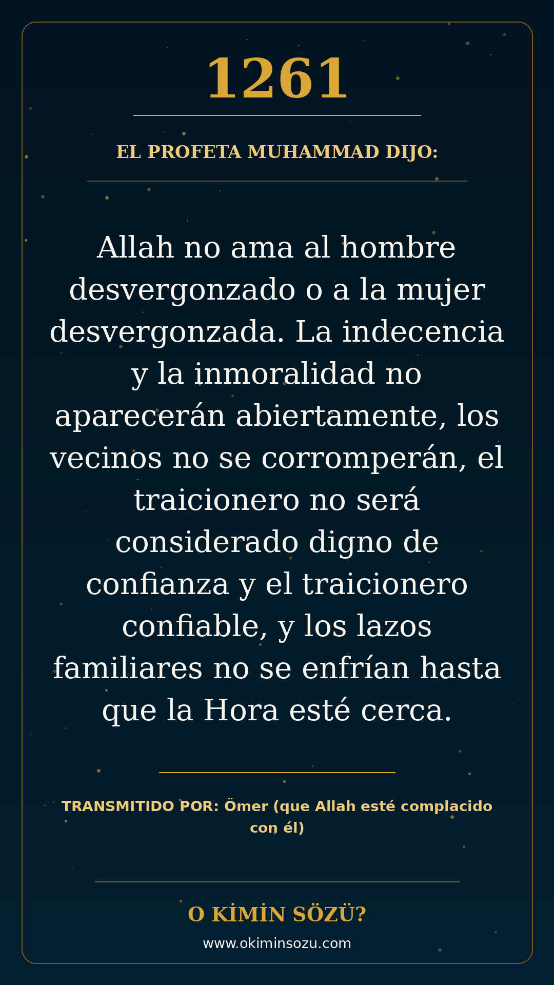 hadis 1261 es