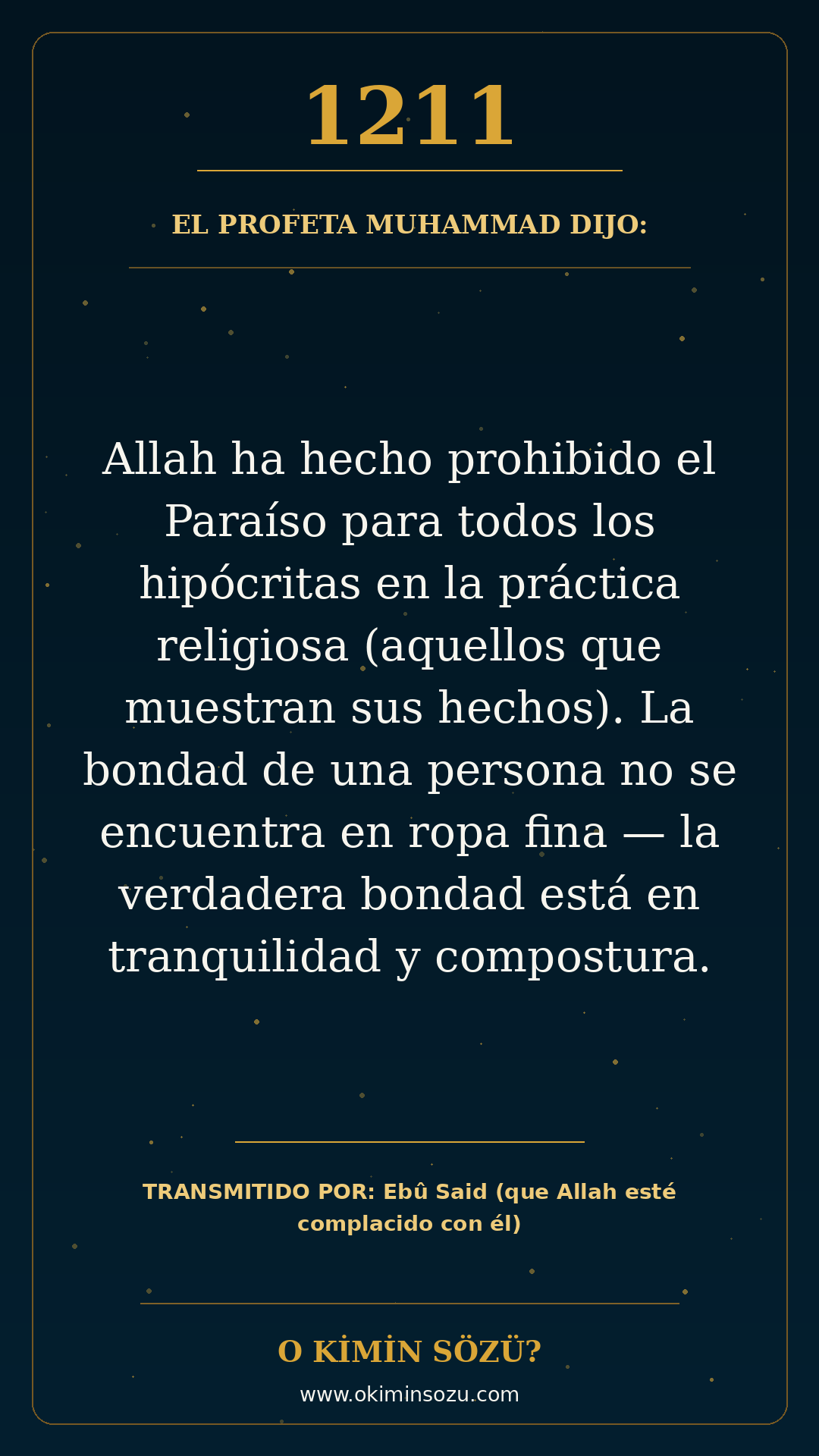 hadis 1211 es
