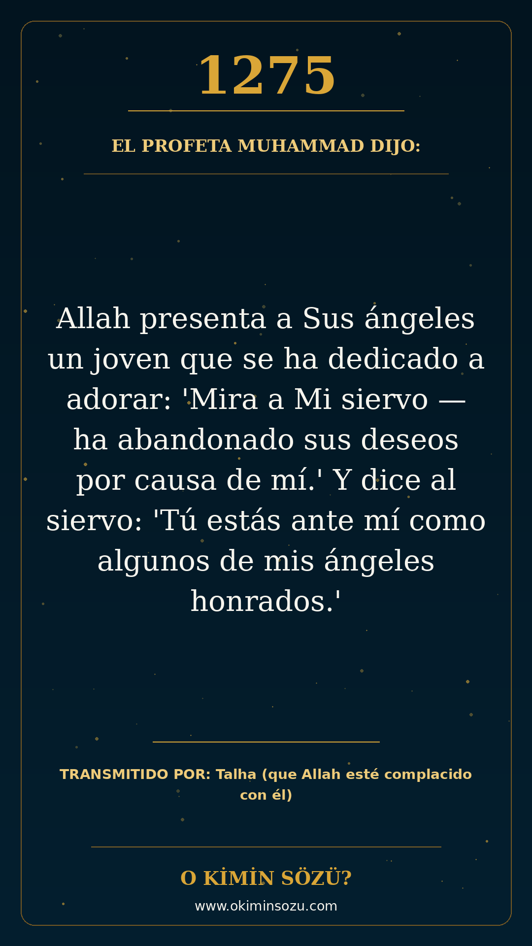 hadis 1275 es