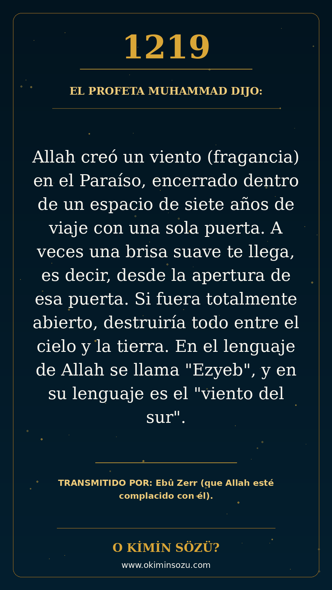 hadis 1219 es
