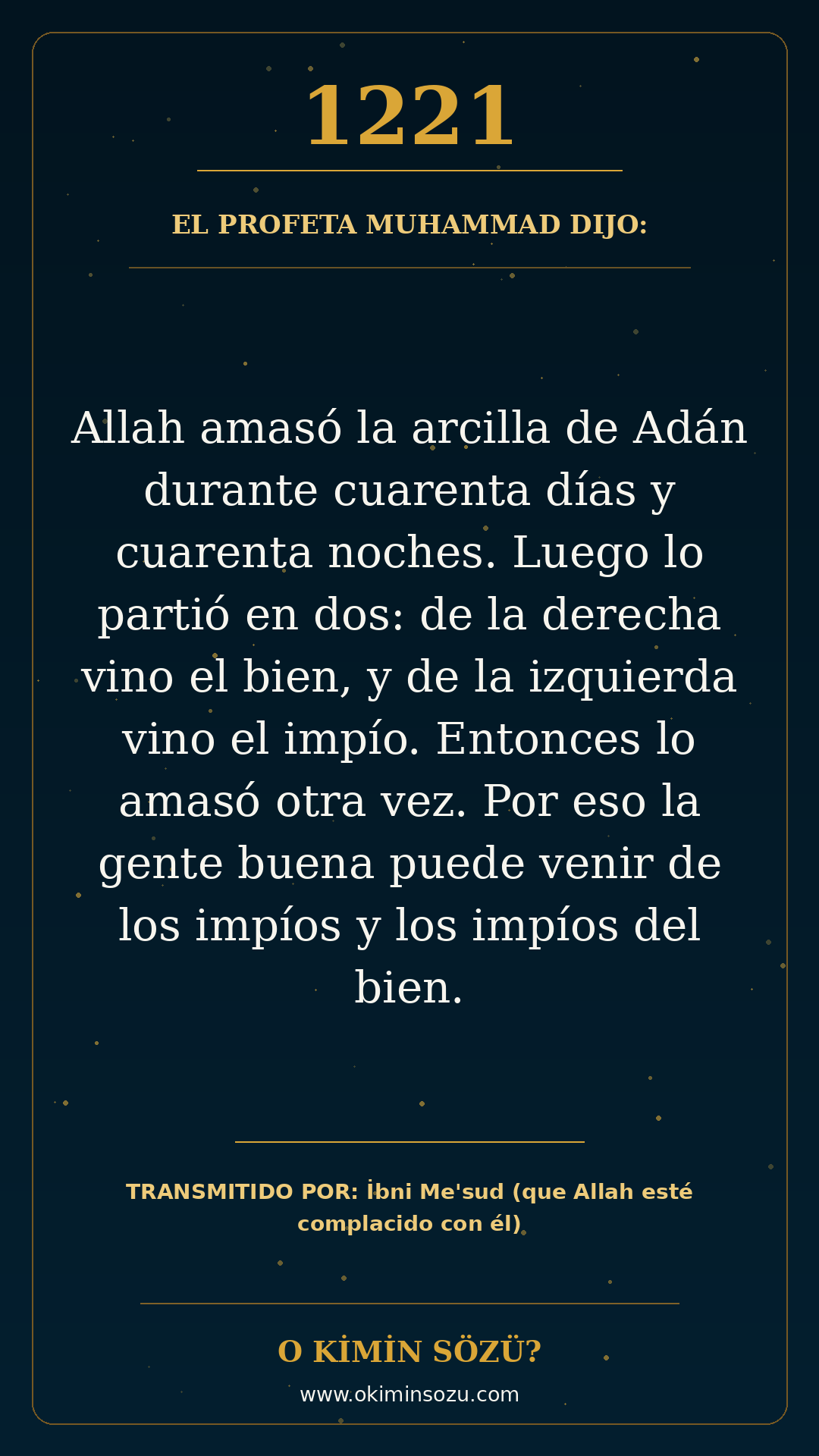 hadis 1221 es