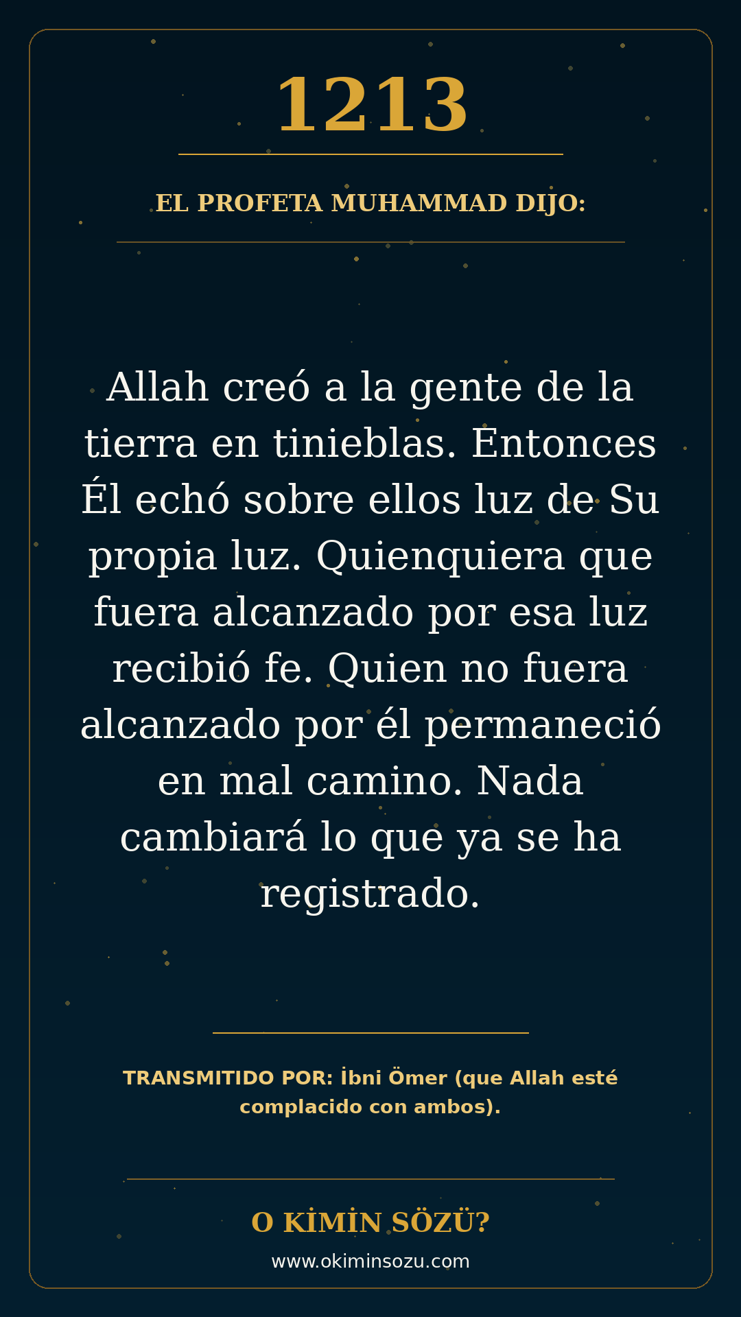 hadis 1213 es