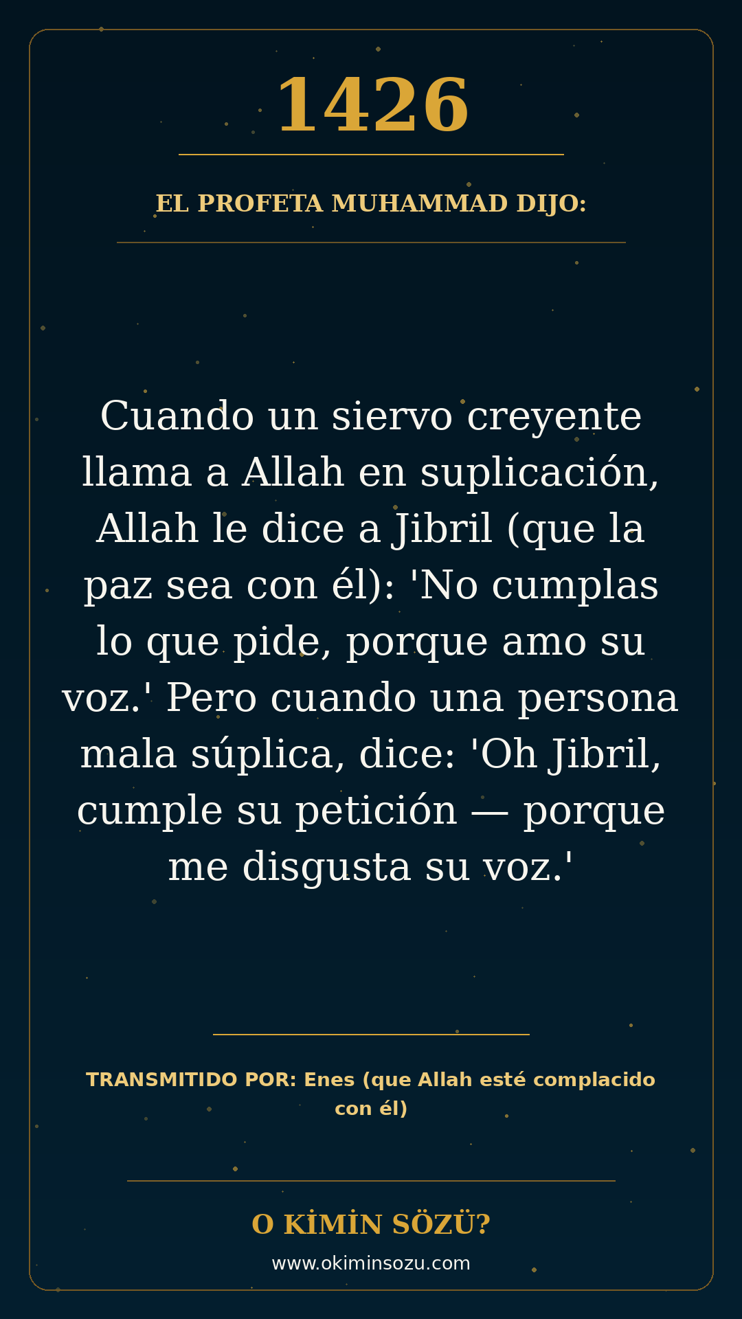 hadis 1426 es