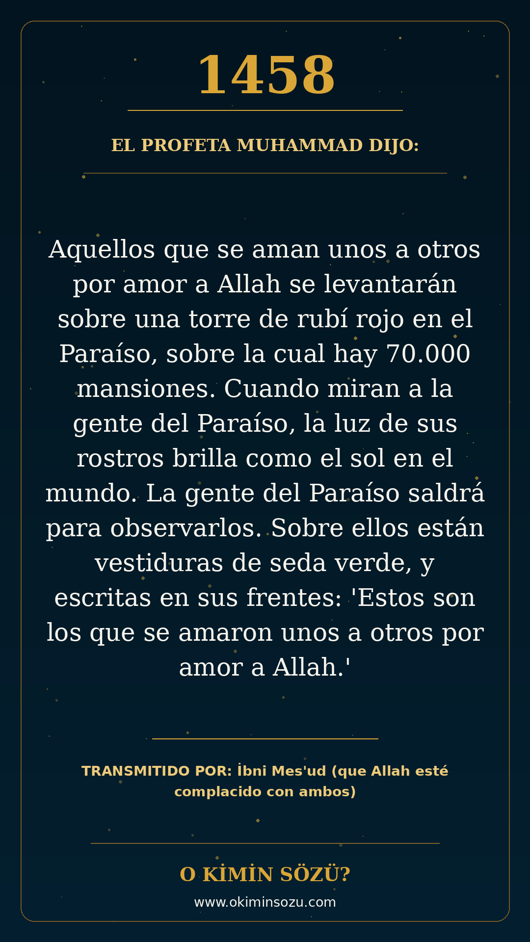 hadis 1458 es