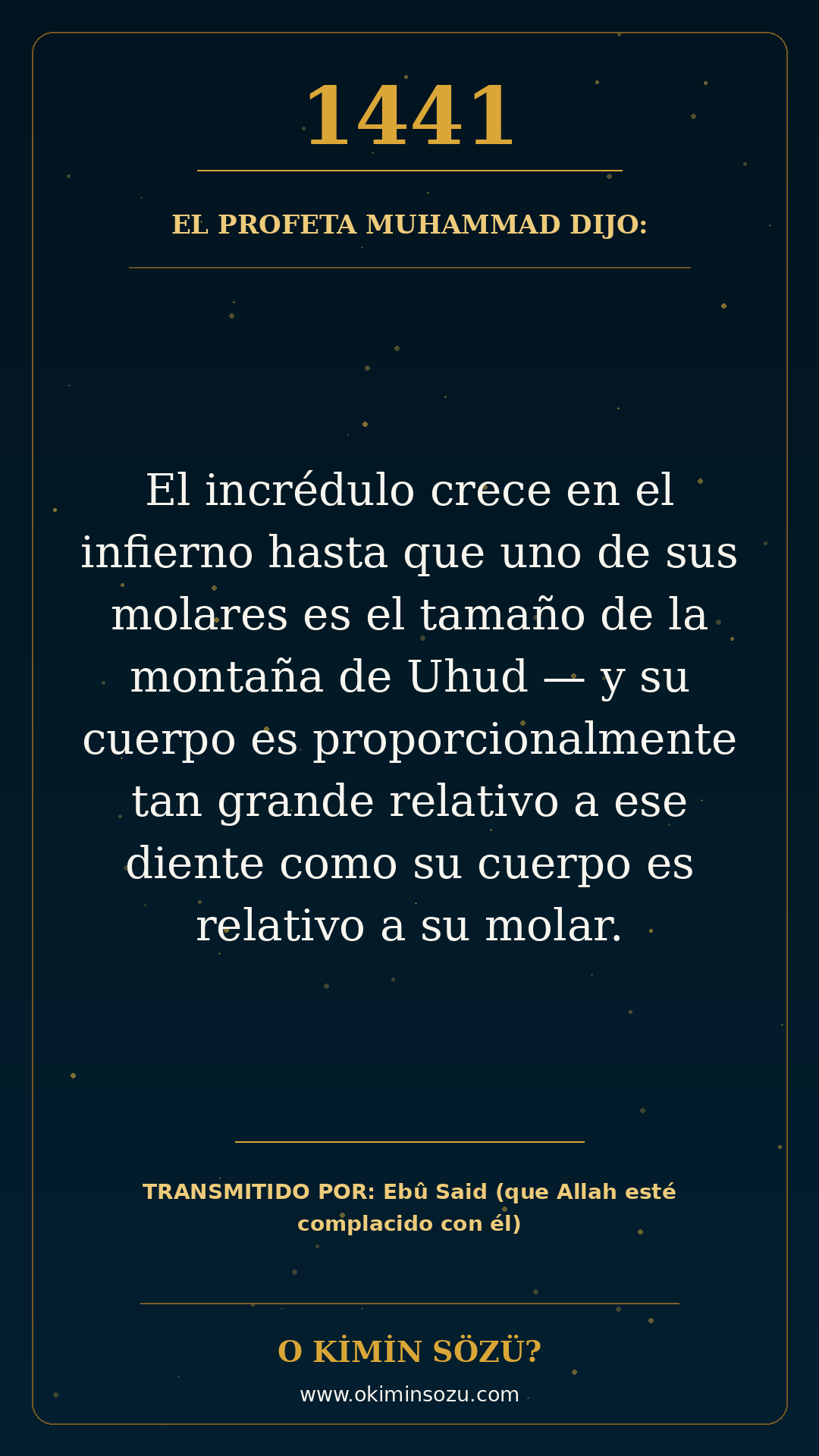 hadis 1441 es