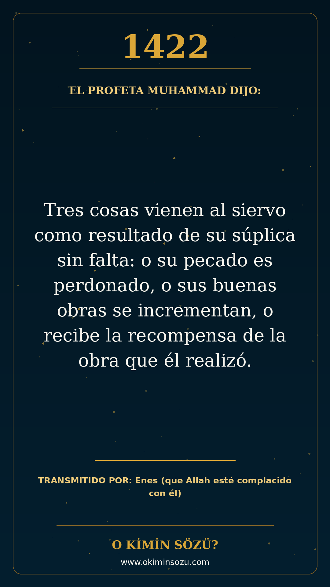 hadis 1422 es