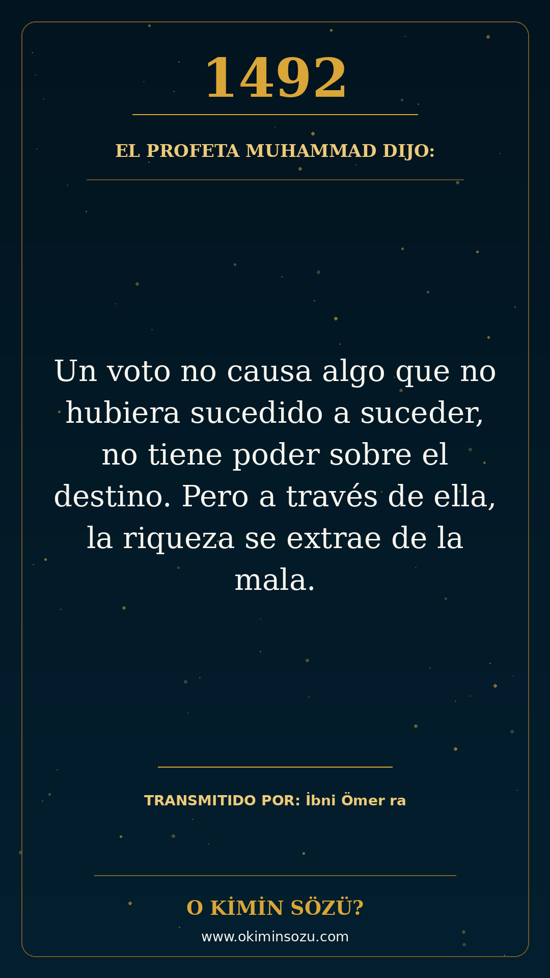 hadis 1492 es
