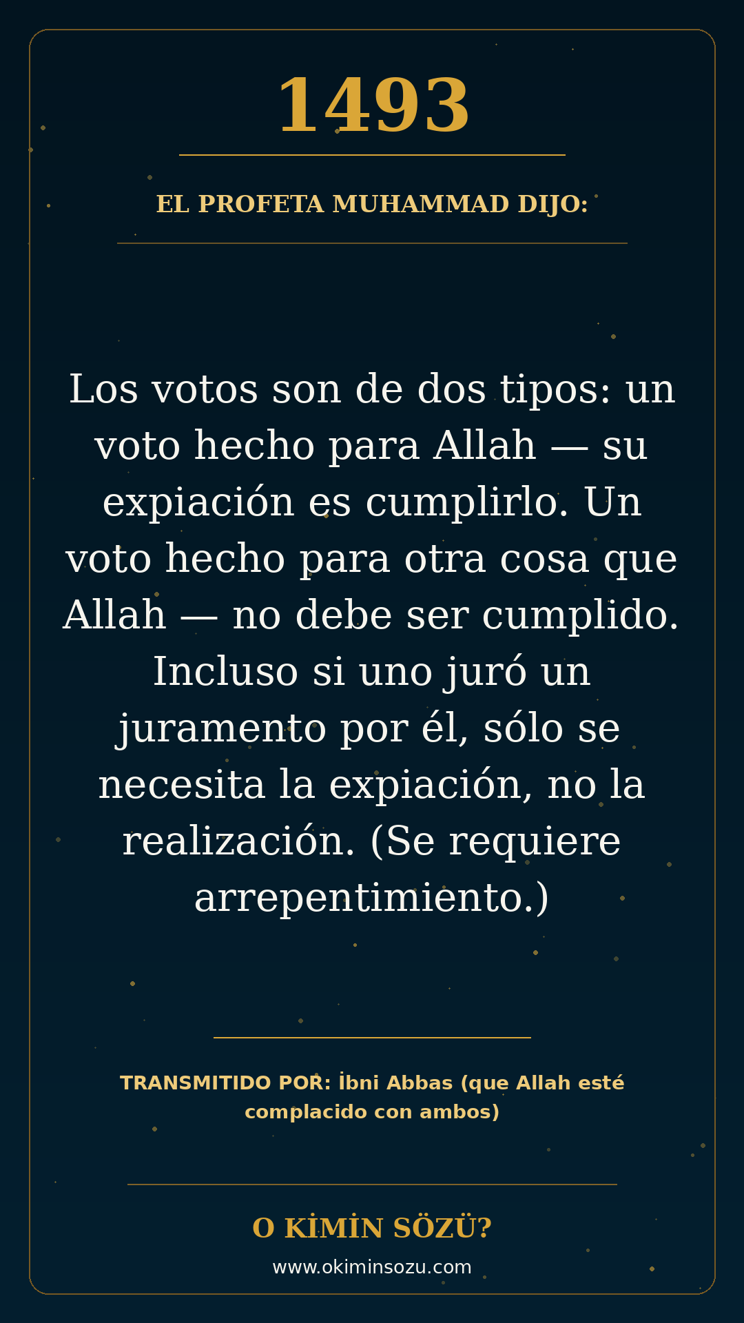 hadis 1493 es
