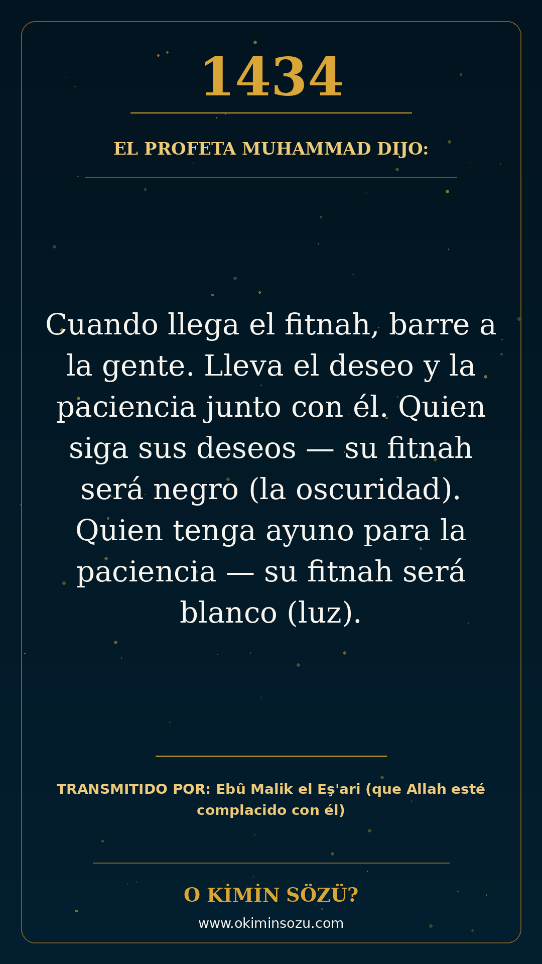 hadis 1434 es