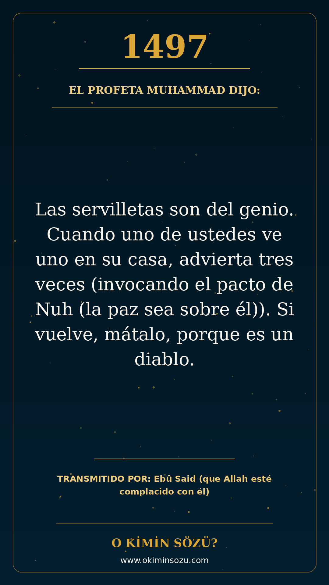 hadis 1497 es