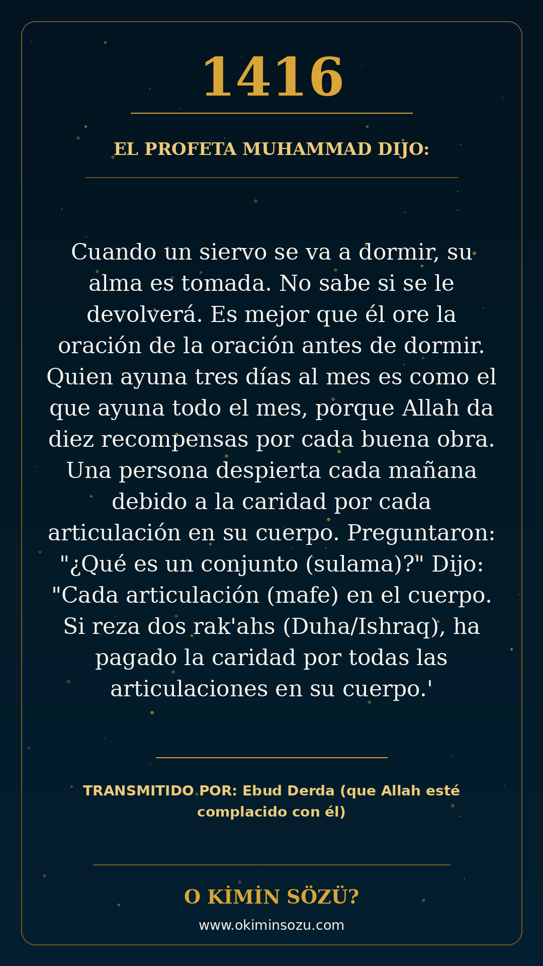 hadis 1416 es