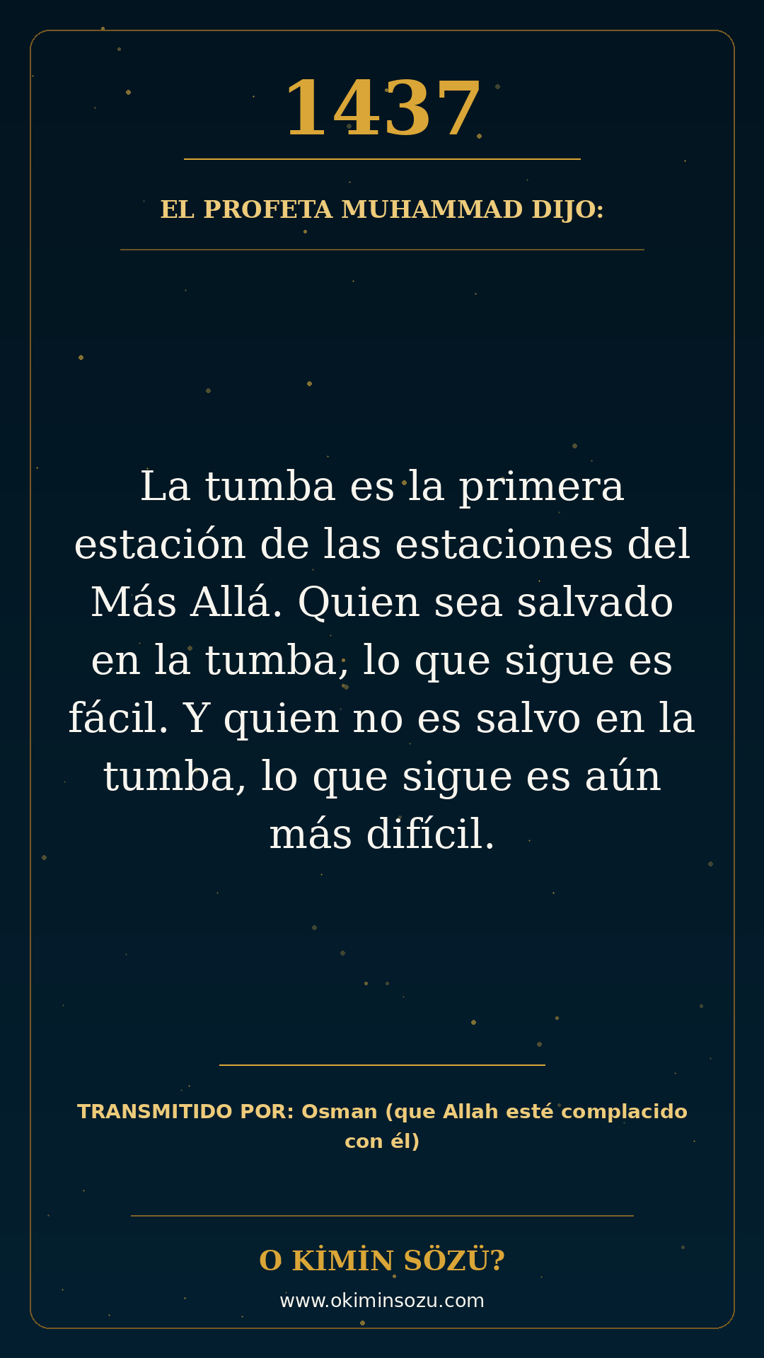 hadis 1437 es