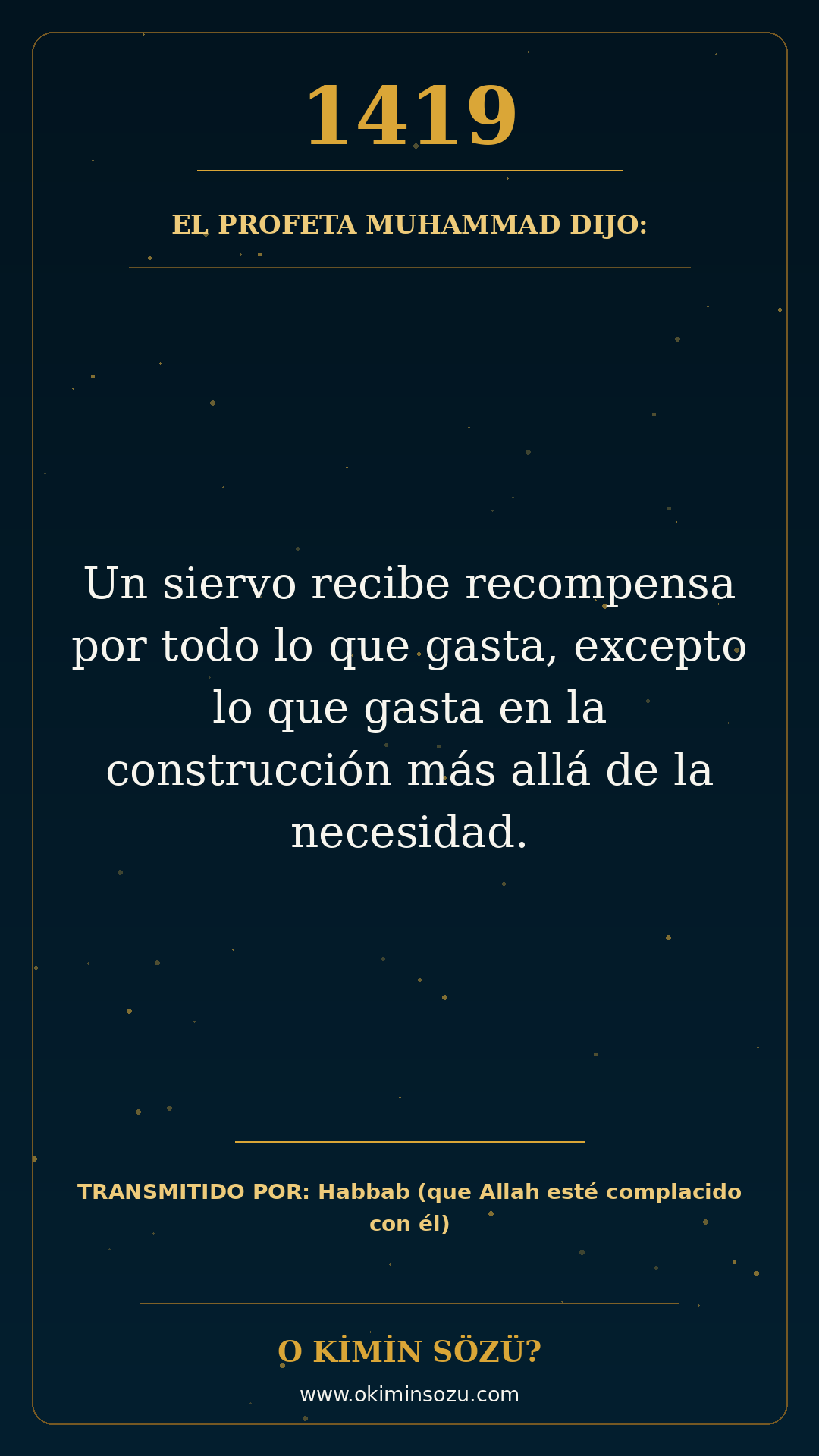 hadis 1419 es