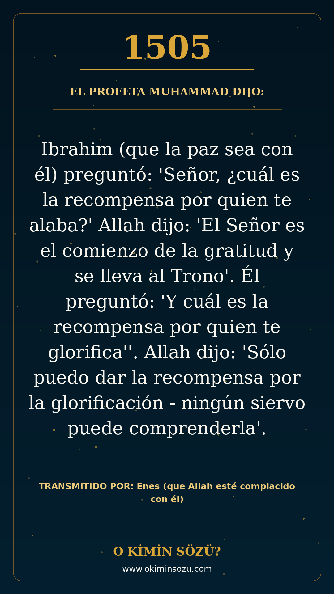 hadis 1505 es