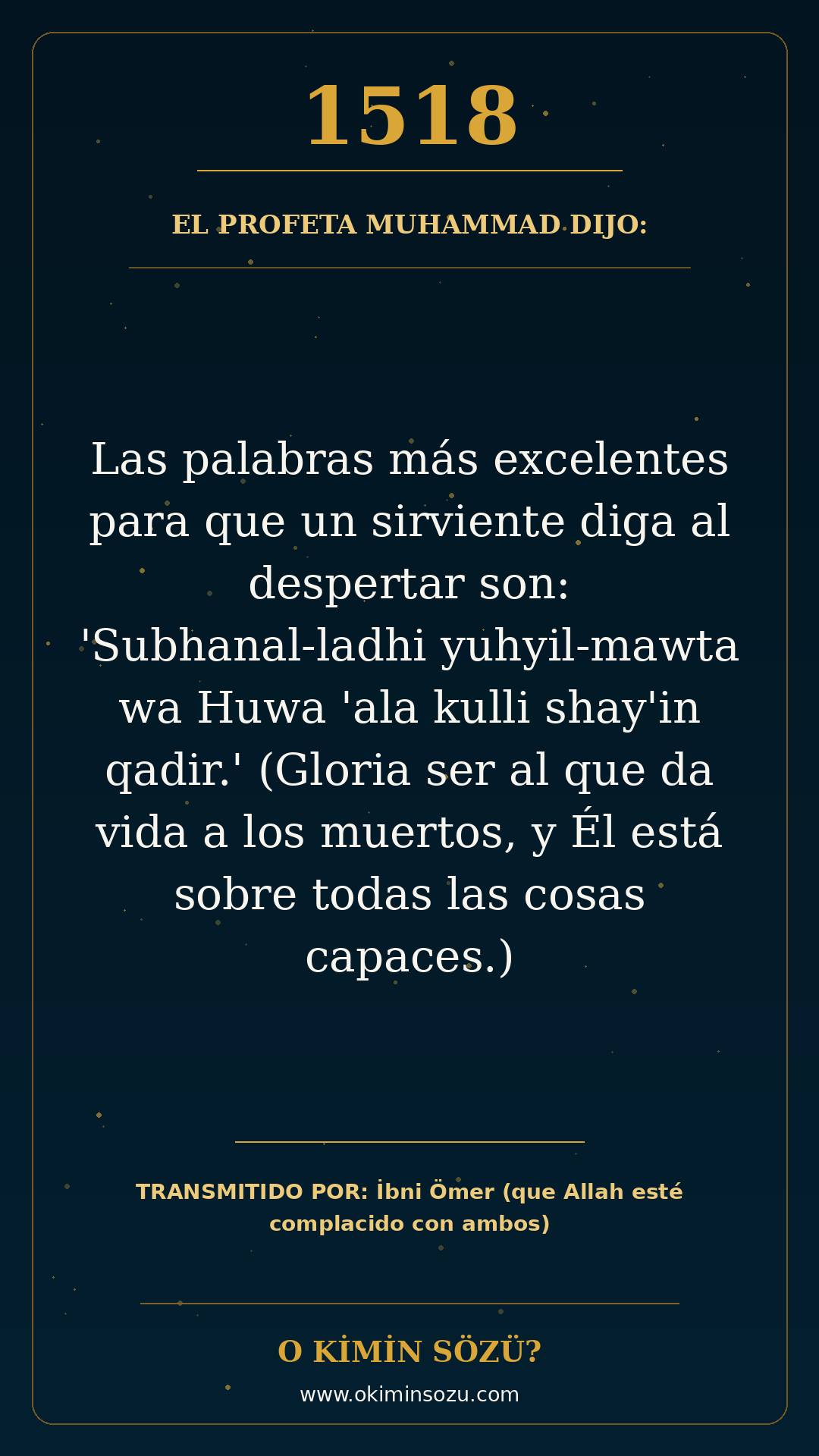 hadis 1518 es