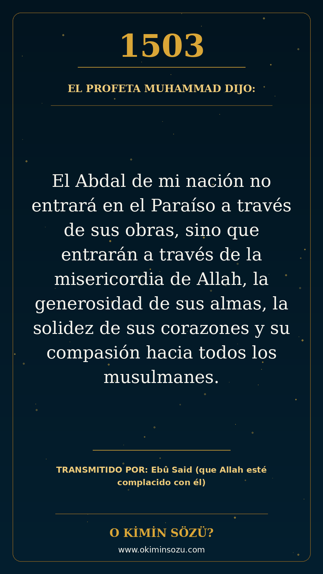 hadis 1503 es
