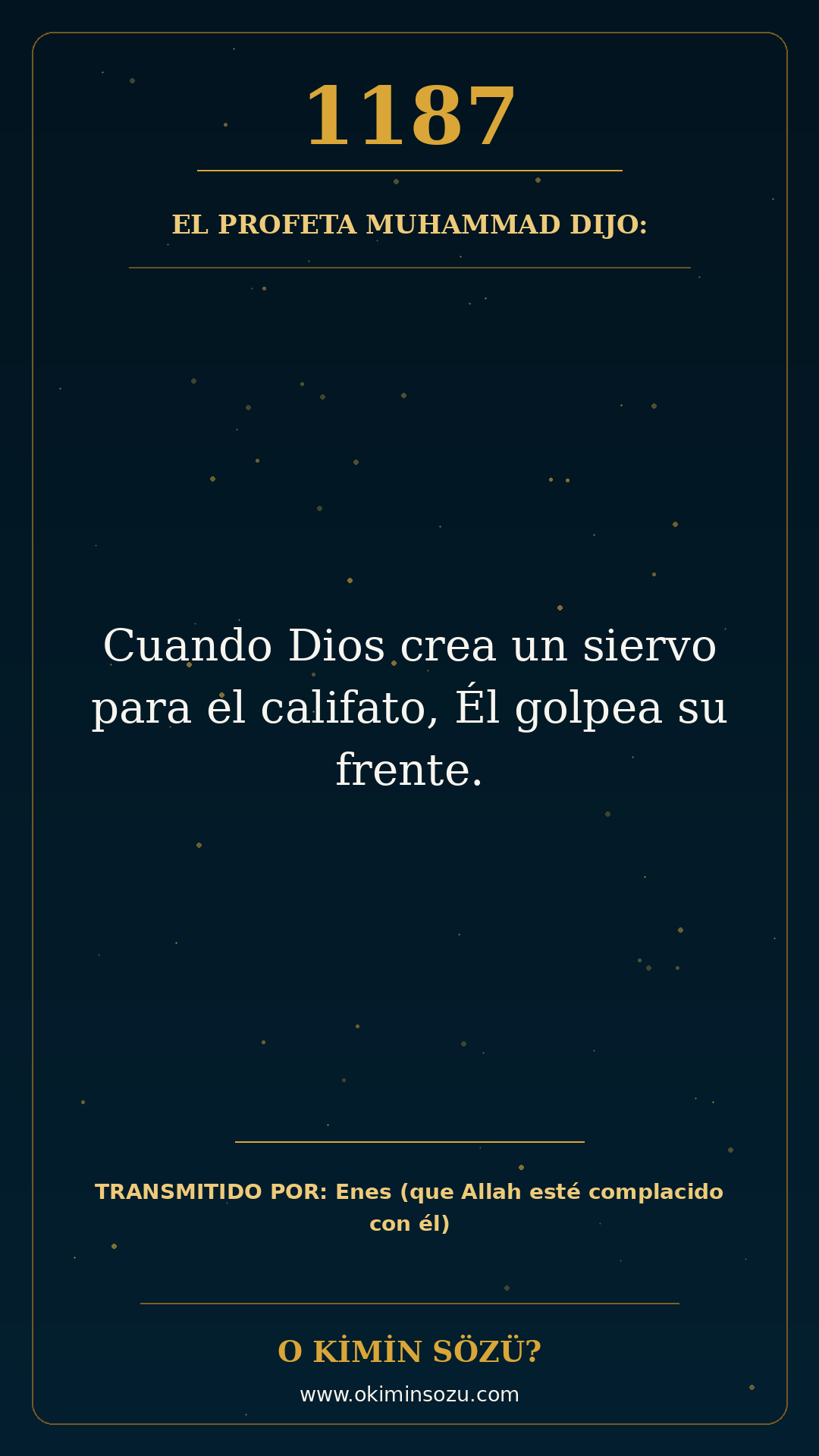 hadis 1187 es