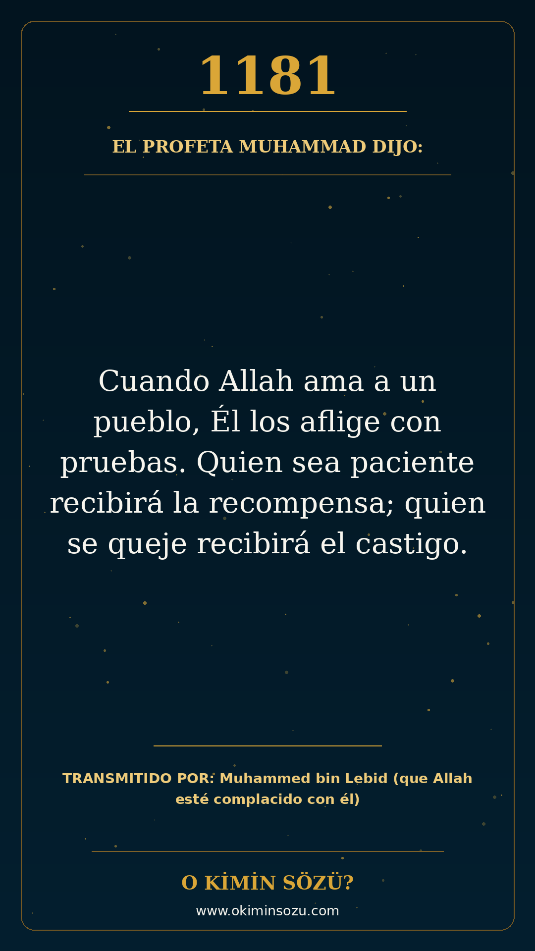 hadis 1181 es