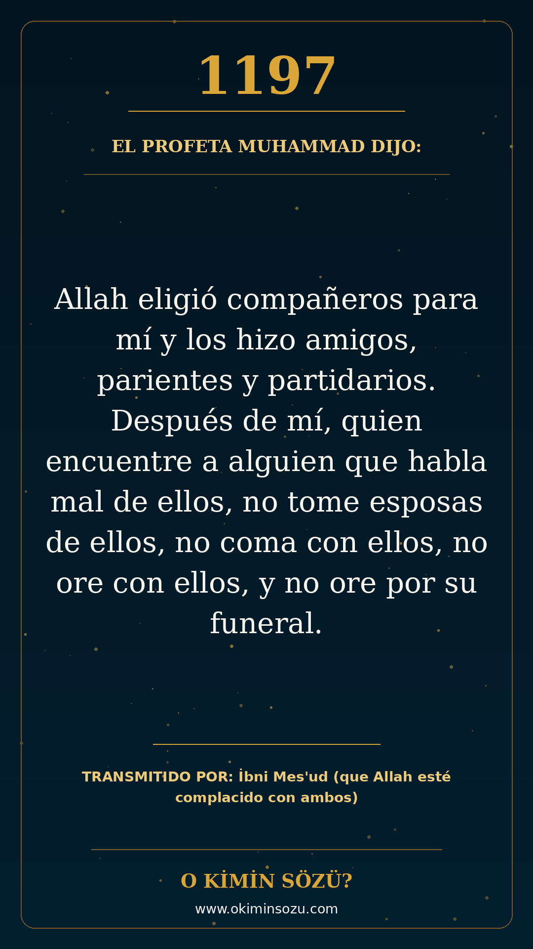hadis 1197 es