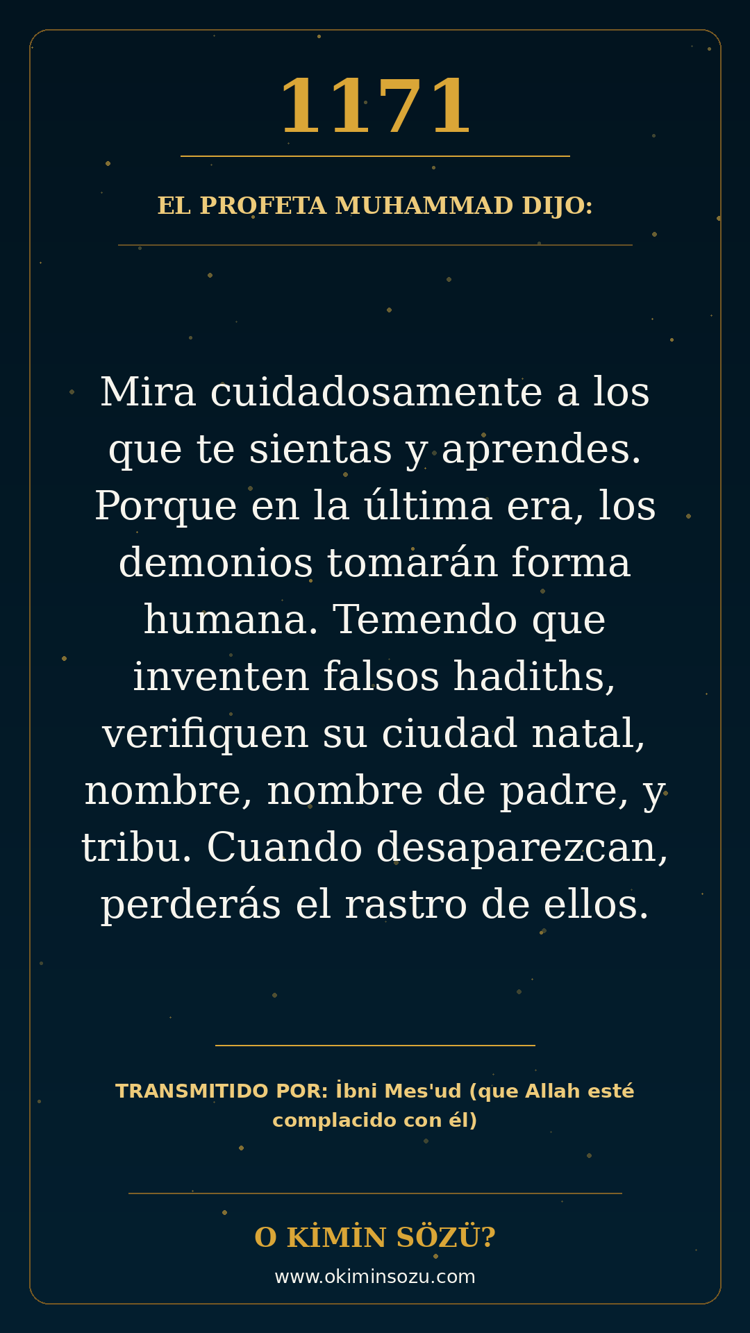 hadis 1171 es